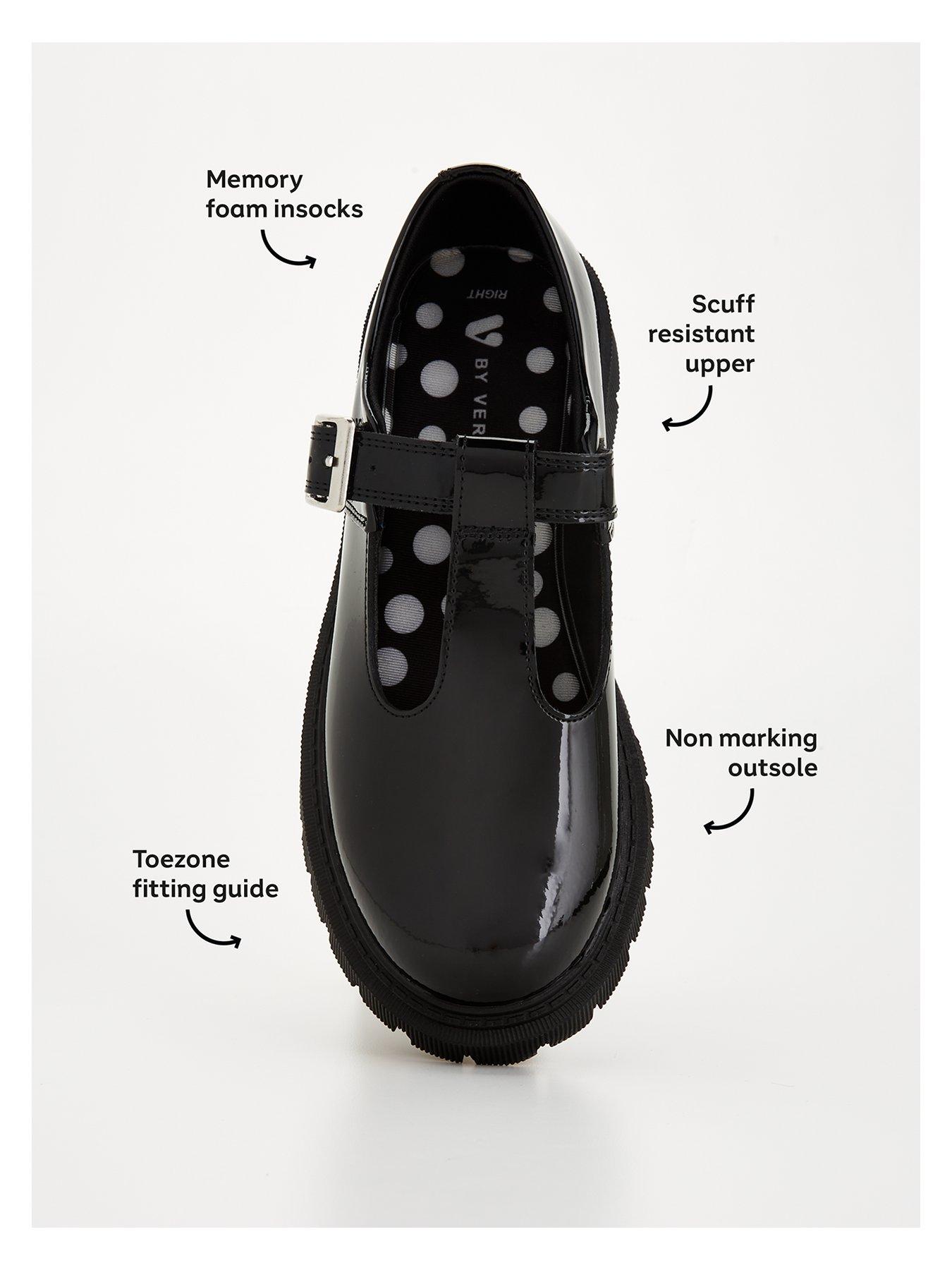 Image 4 of 6 of The Very Collection Older Girls Patent Leather T-bar School Shoe