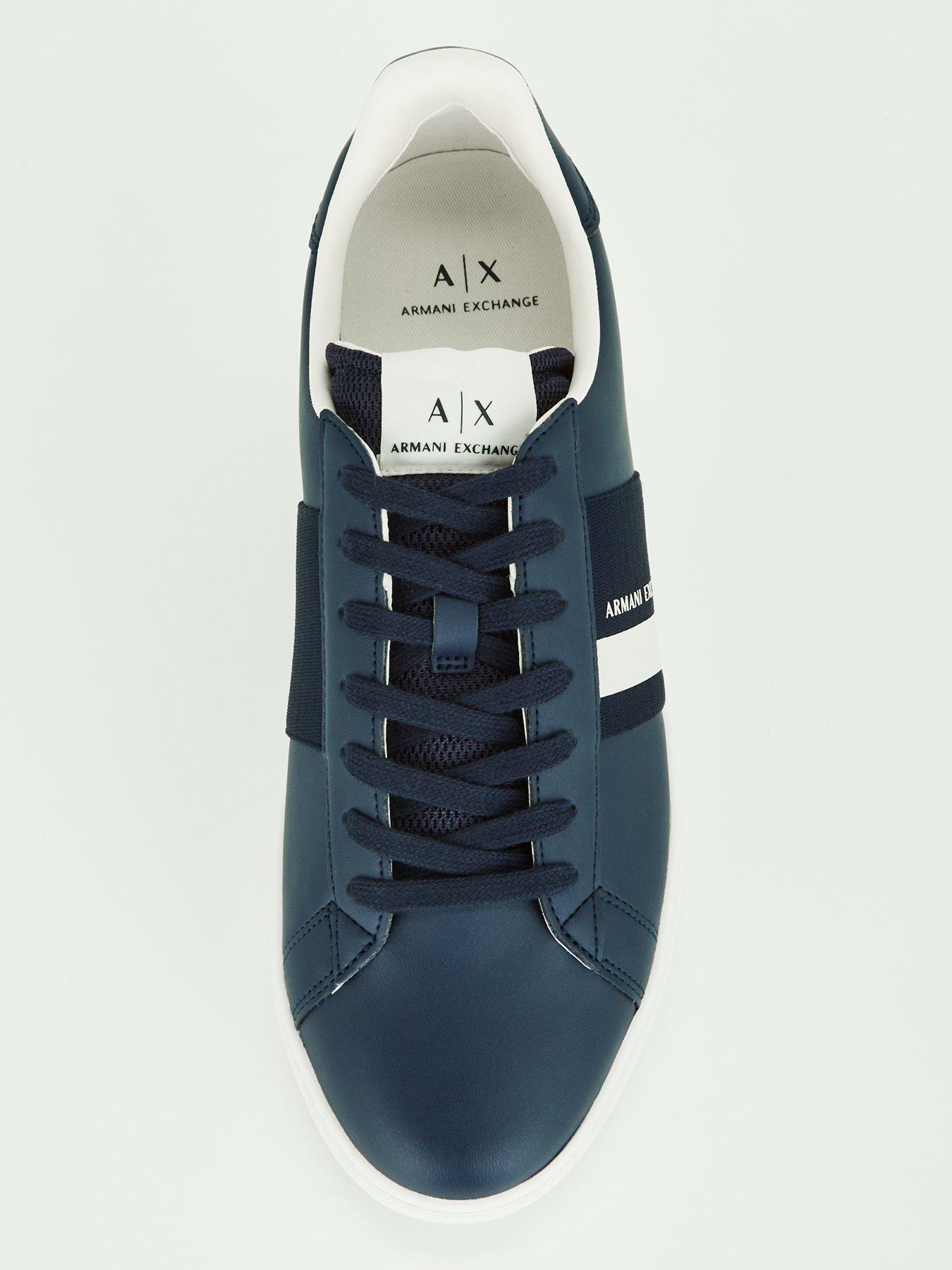 armani-exchange-paris-trainer-navywhiteoutfit