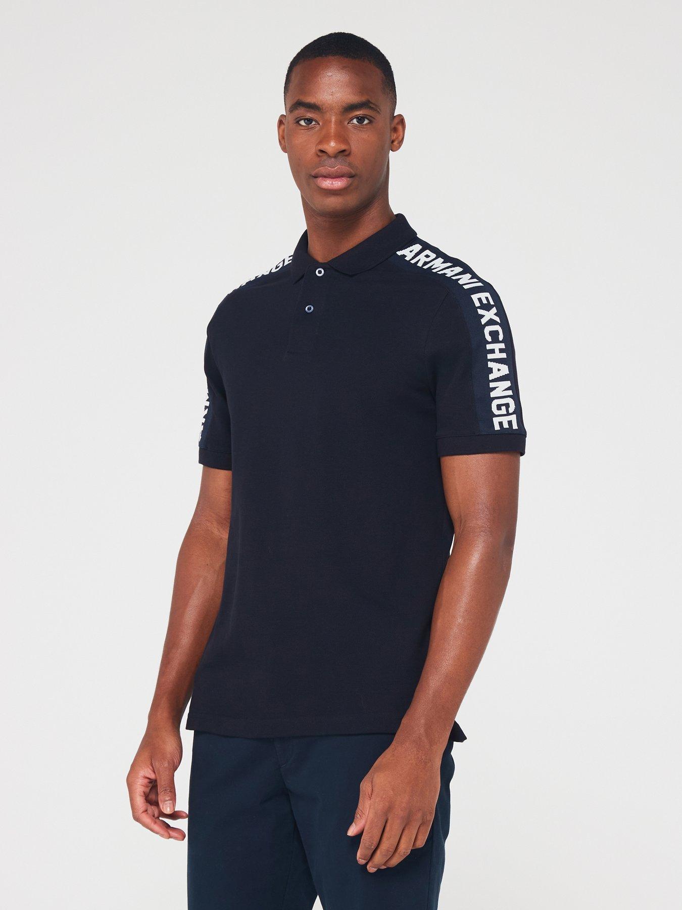 Armani Exchange Armani Exchange Contrast Slim Fit Polo Shirt