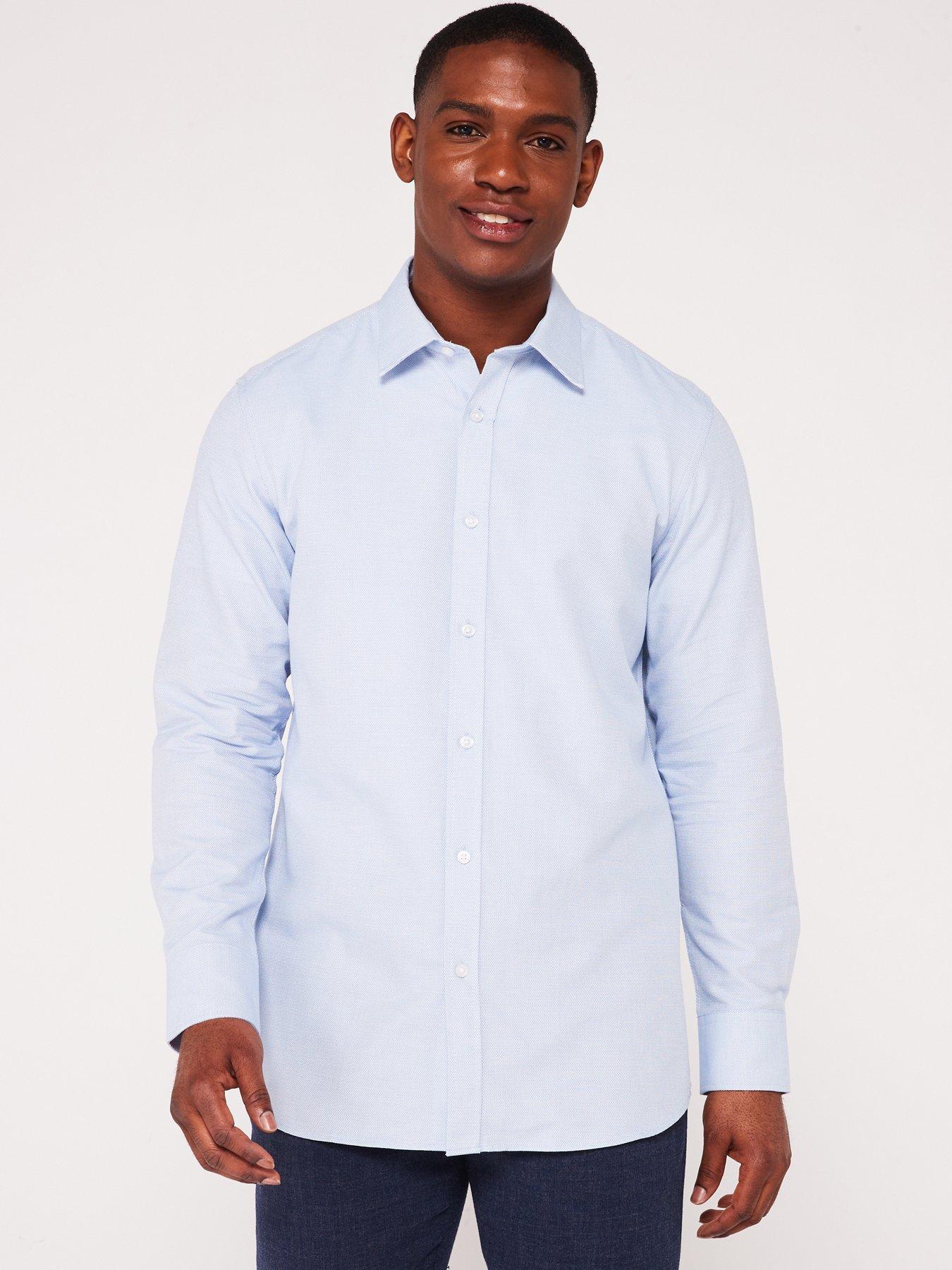 very-man-smart-long-sleeve-dobby-shirt-light-bluefront