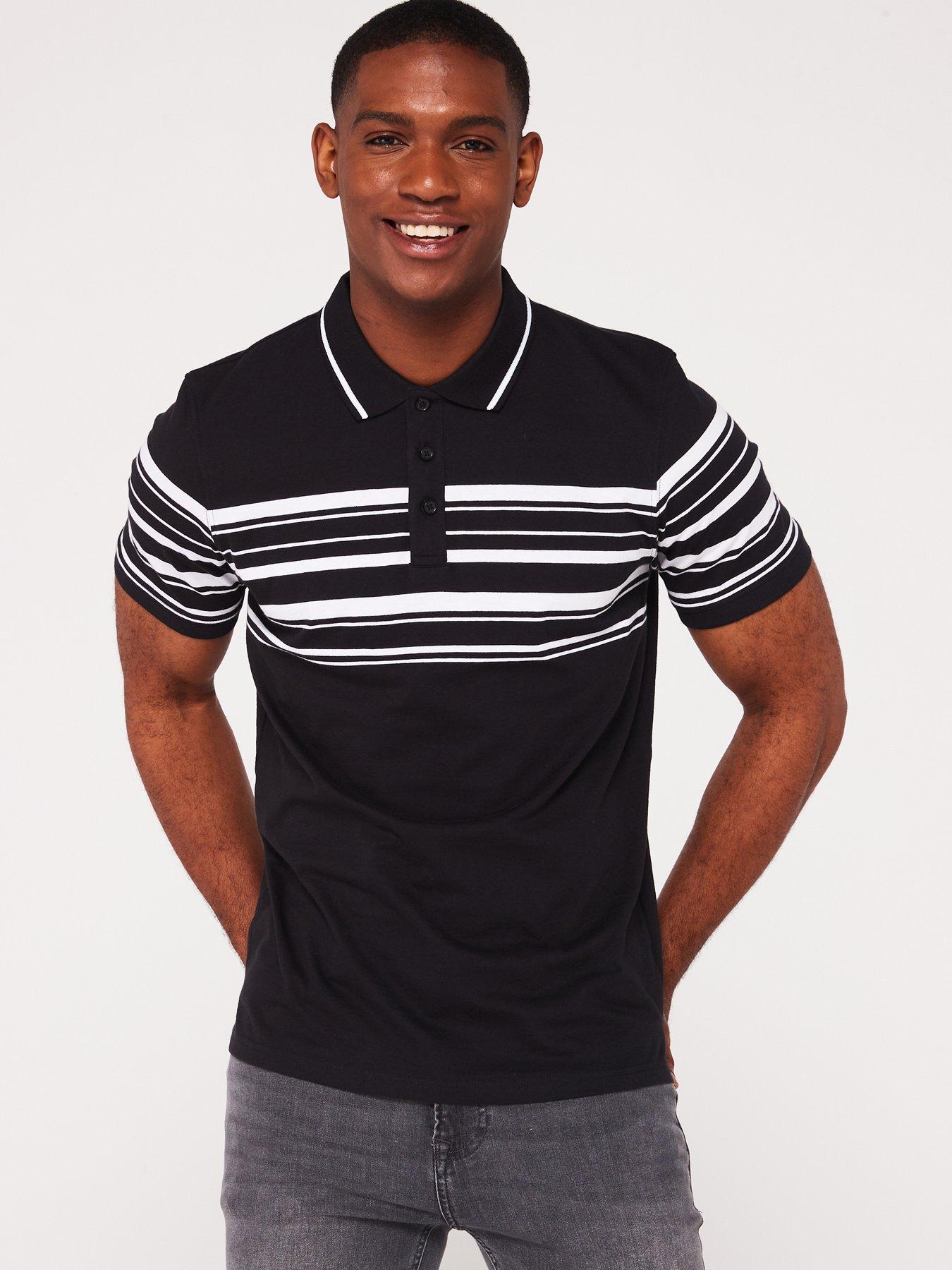 Mens zip clearance up t shirt