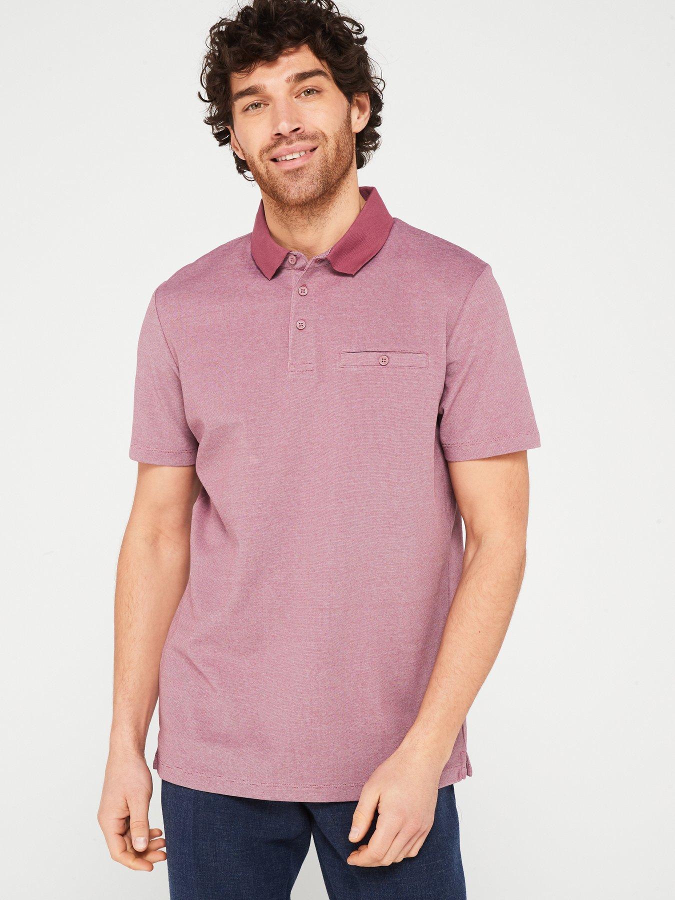 very-man-textured-modal-polo-red