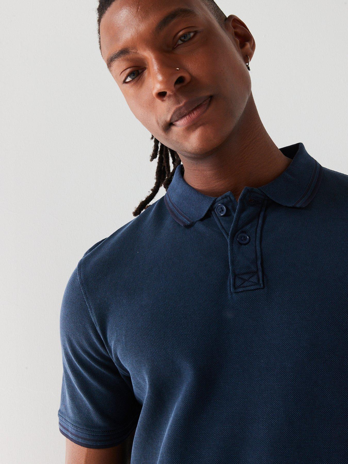 very-man-pique-garment-dyed-polo-navyoutfit