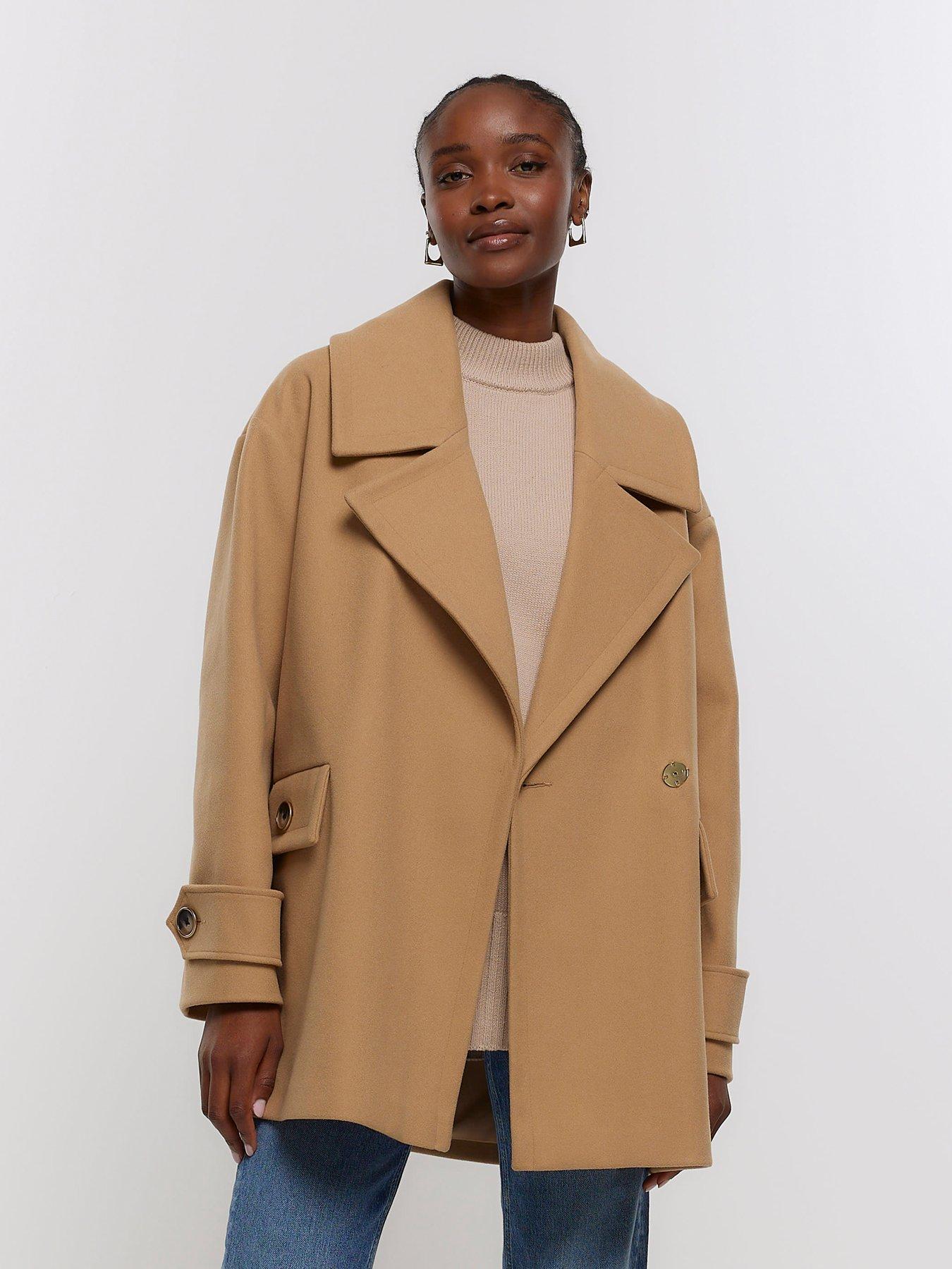 River island clearance wool coat