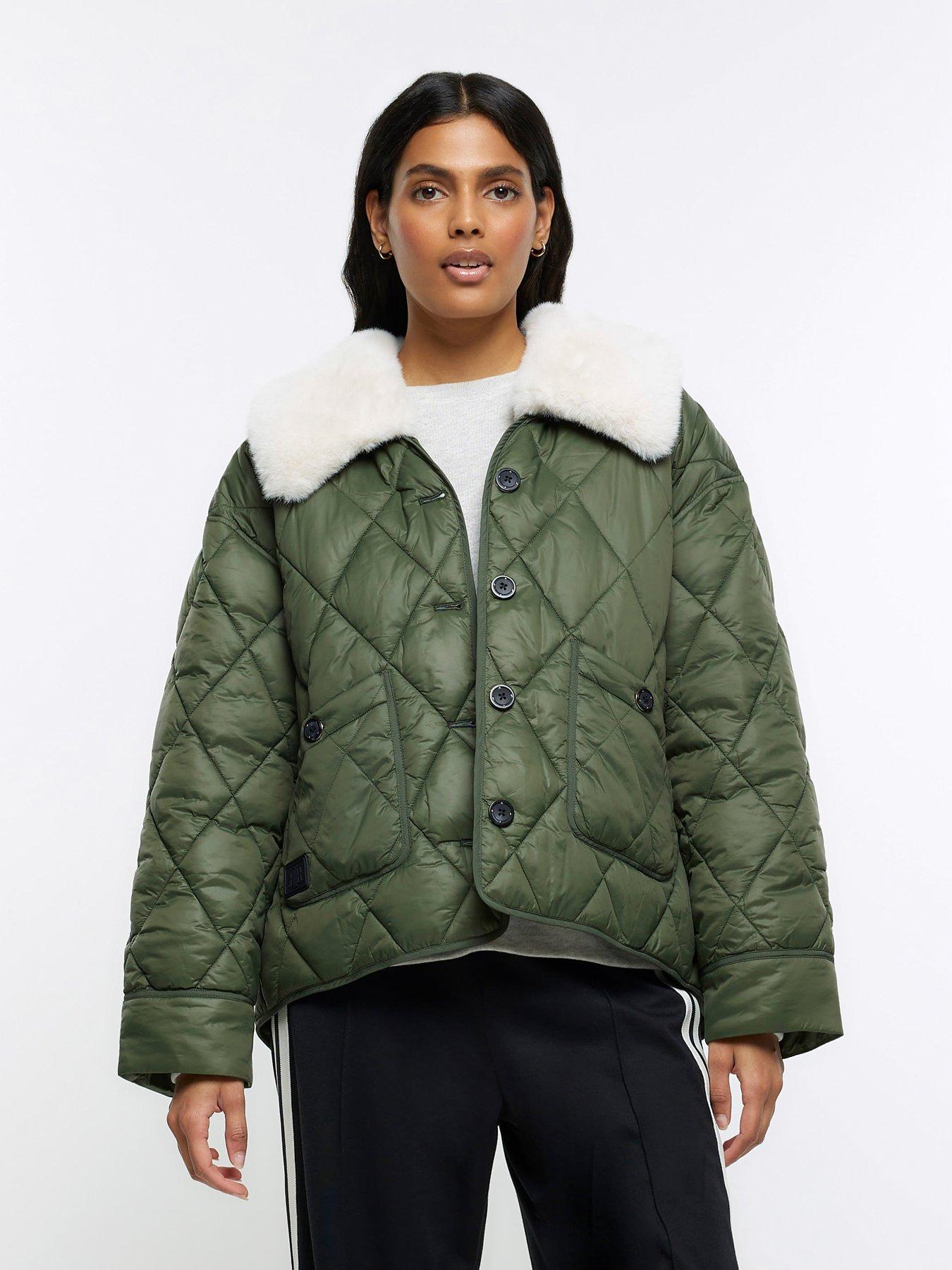 River island cheap khaki jacket