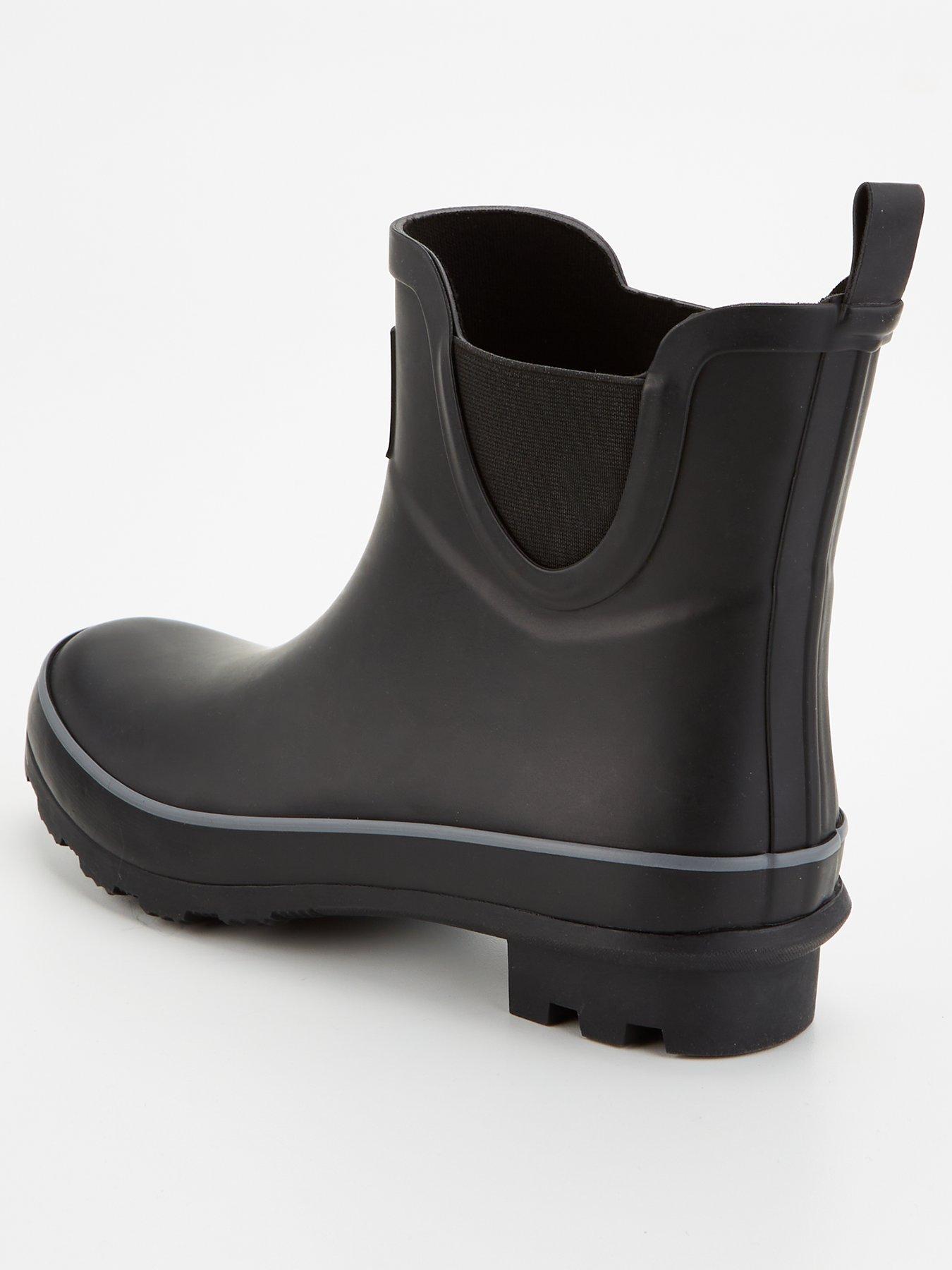 Image 3 of 6 of Elle Sport Elle Sport Rubber Ankle Wellington Boot - Black