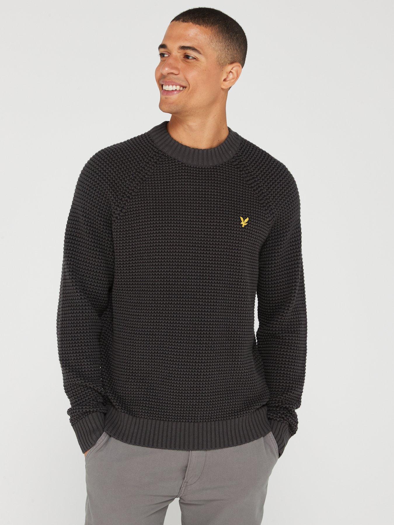 Lyle and scott deals grey jumper