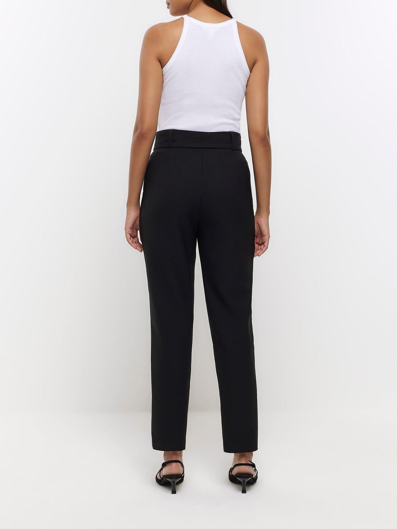 river-island-slim-leg-belted-trouser-blackstillFront