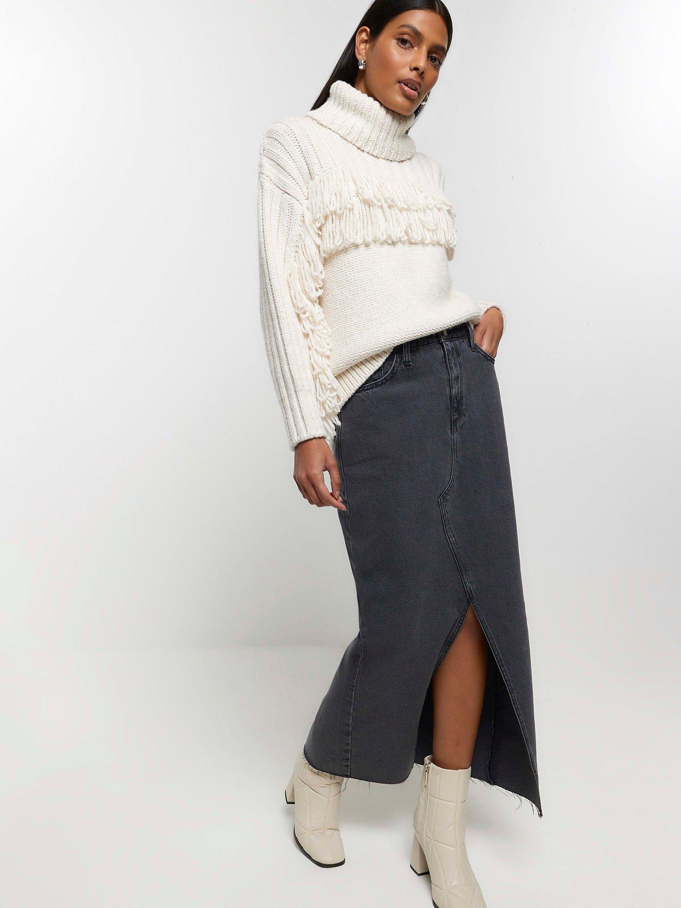 river-island-split-front-midaxi-denim-skirt-dark-greyoutfit