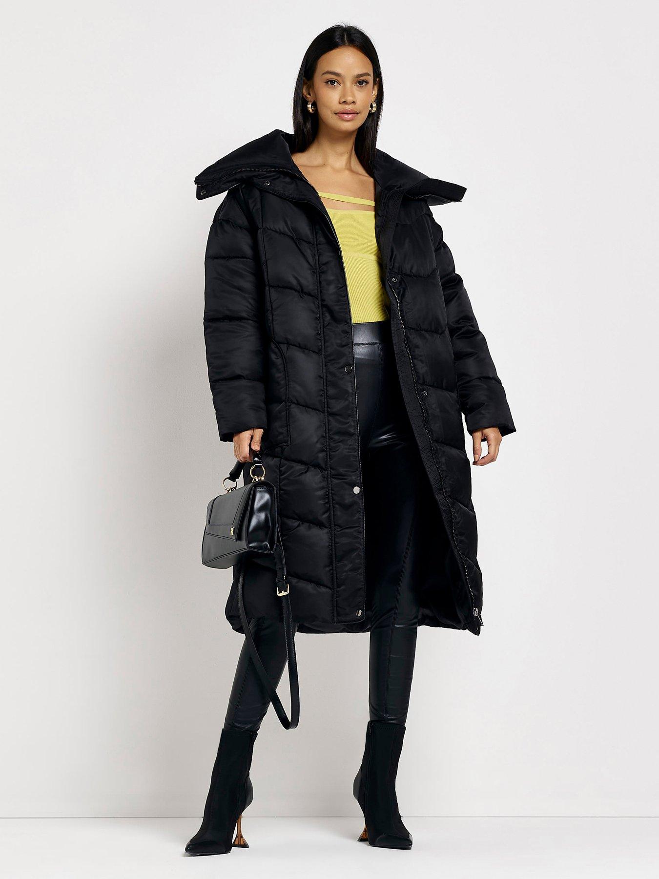 river-island-panelled-padded-long-line-coatnbspnbsp--blackfront