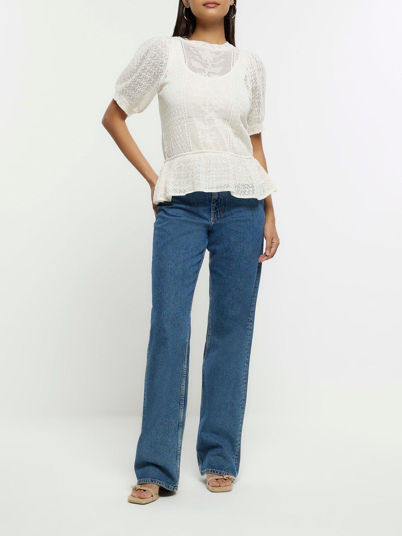 river-island-peplum-puff-sleeve-top-creamback