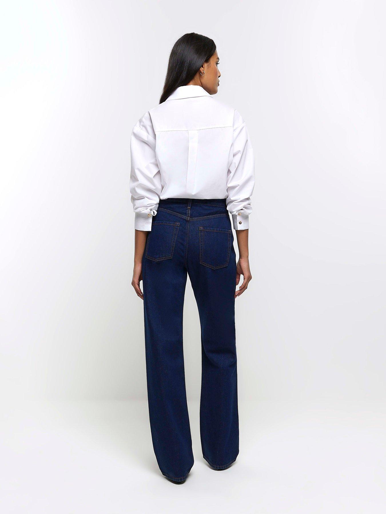 Image 2 of 5 of River Island 90s Straight Jean - Blue