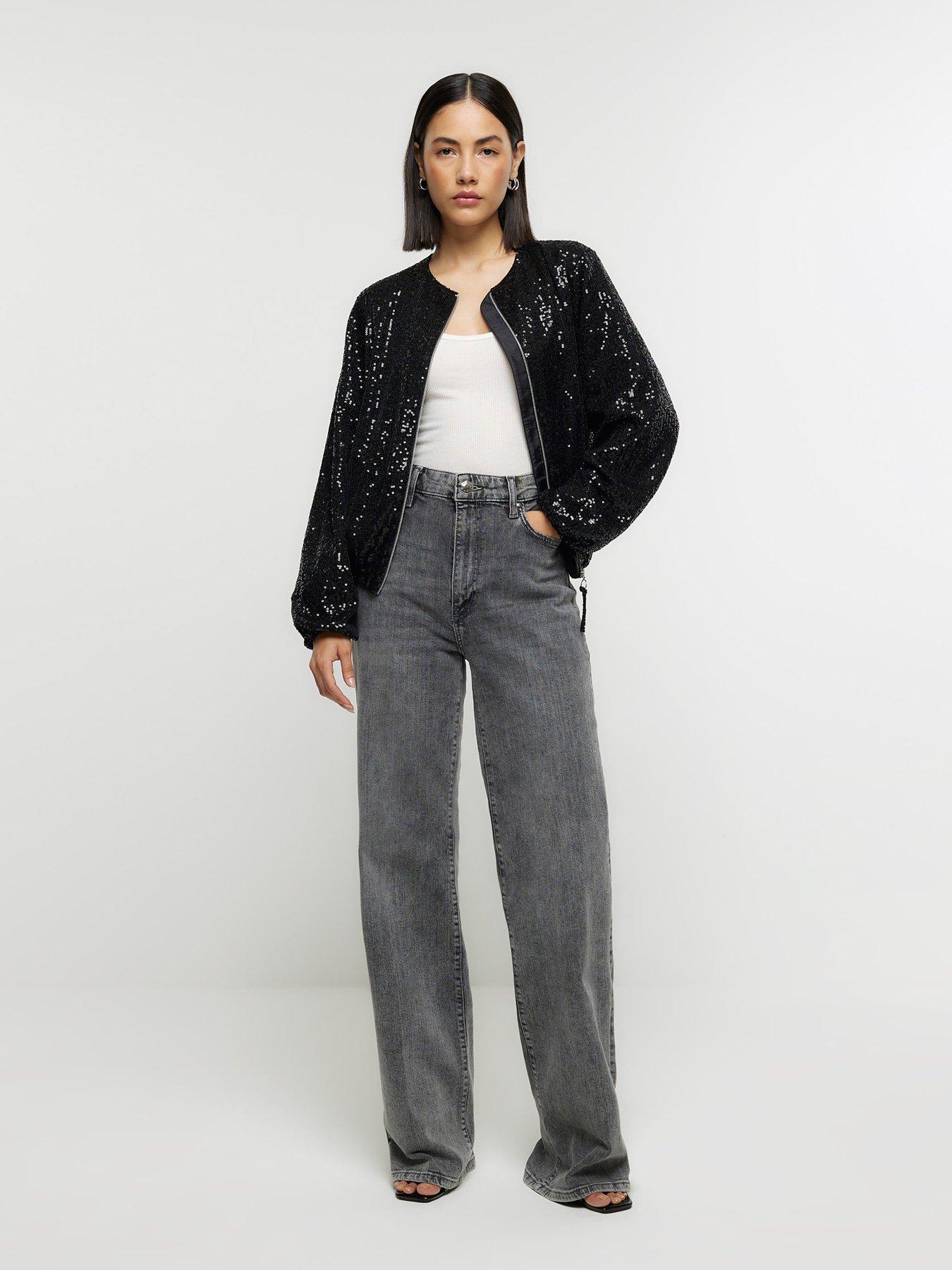 river-island-sequin-bomber-jacker-blackback