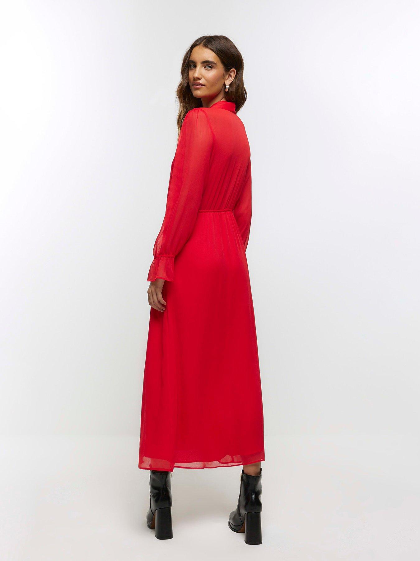 river-island-pussybow-tea-dress-bright-redstillFront