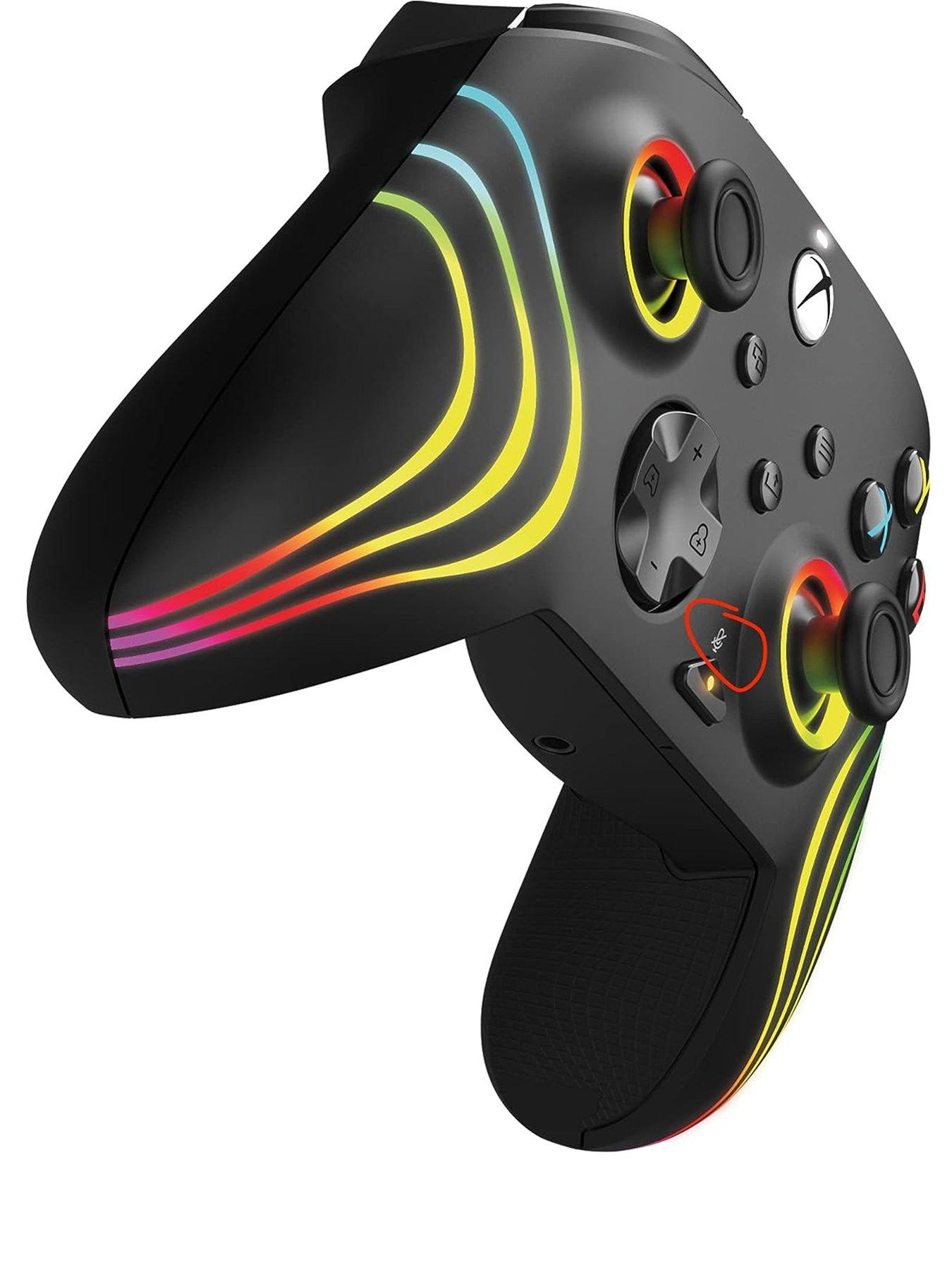 Image 4 of 7 of pdp Afterglow Wave Wired Controller Black