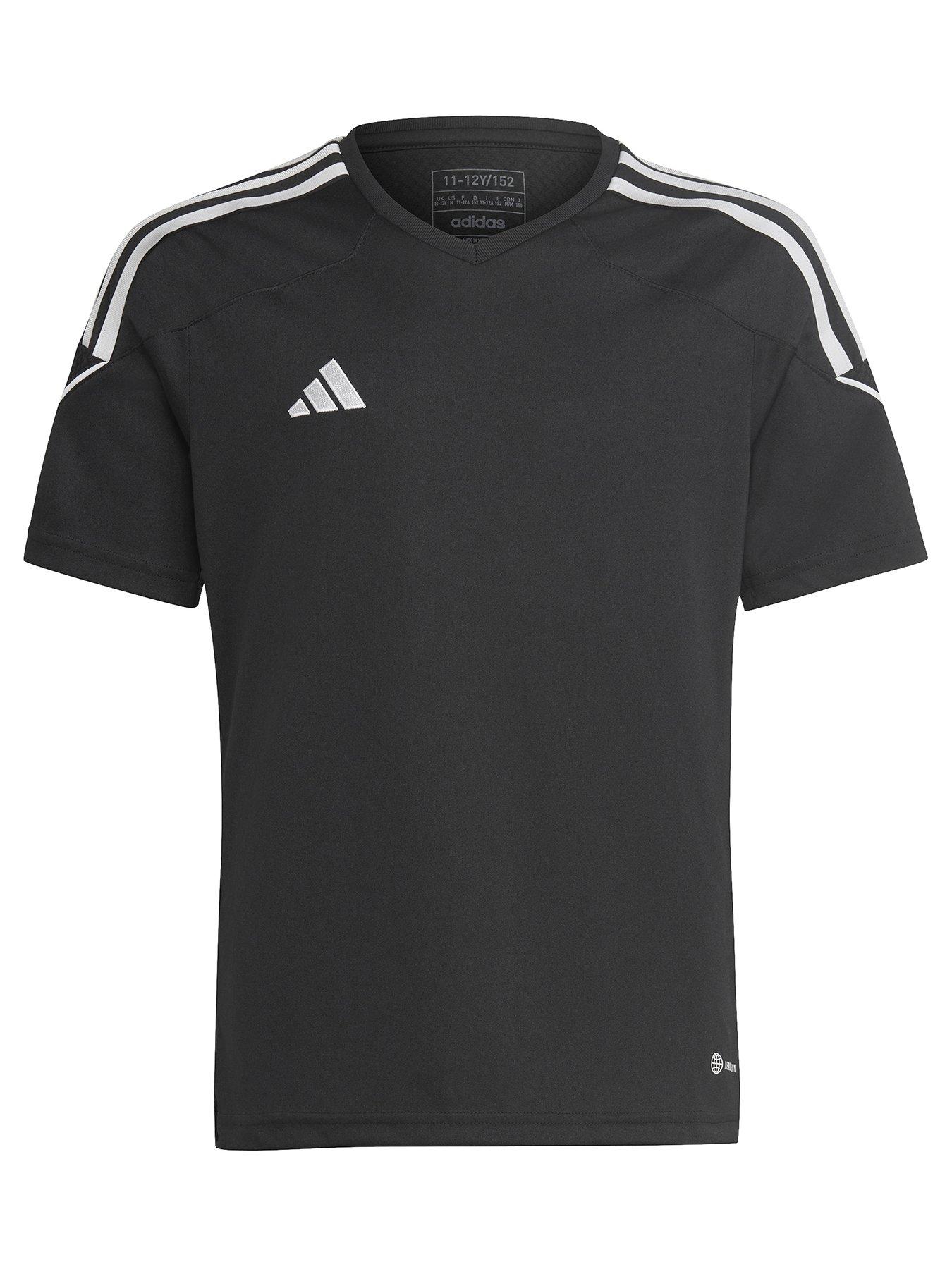 adidas-youth-tiro-23-short-sleeve-t-shirt-black