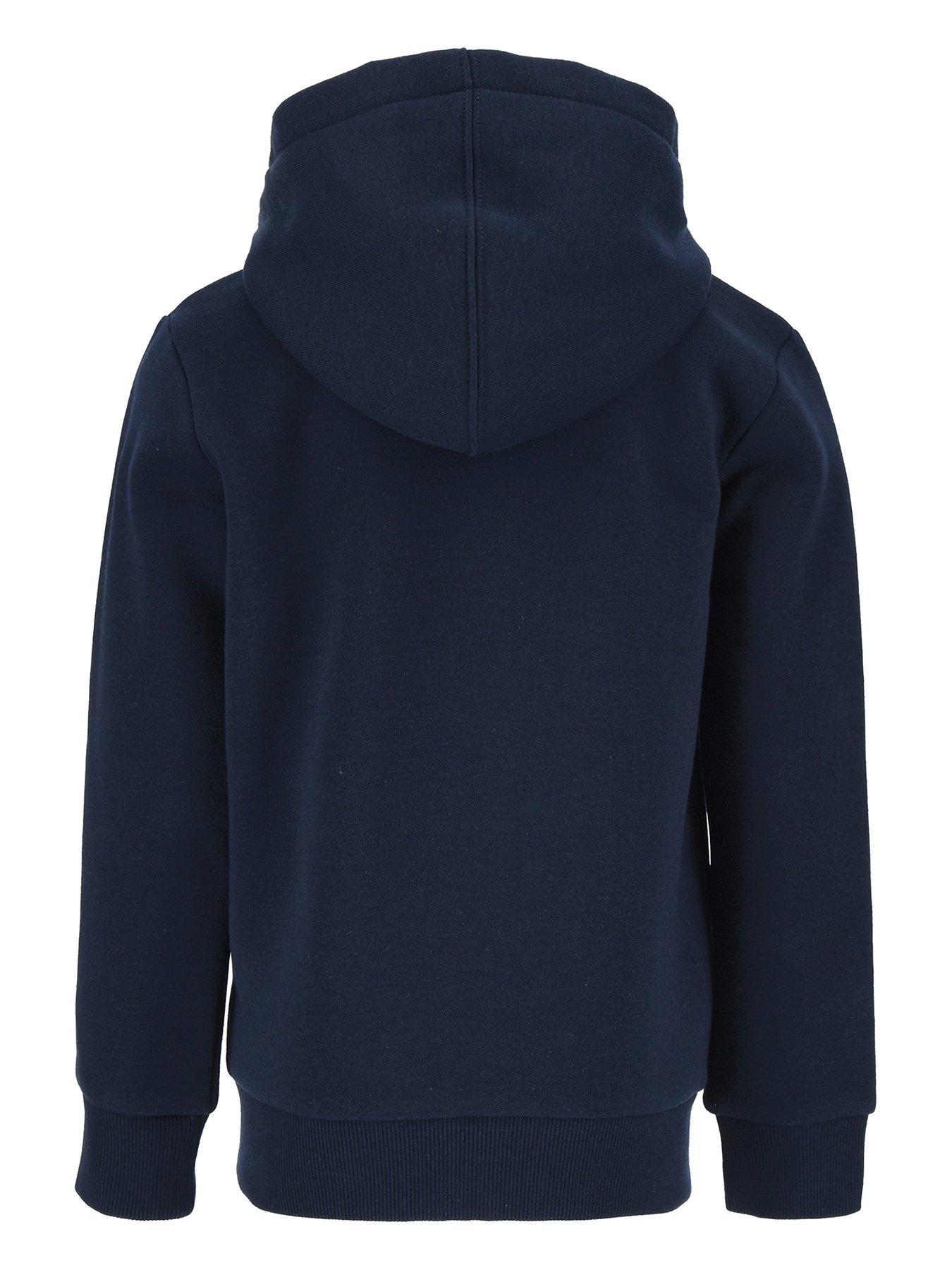 Converse Younger Boys Fleece Chuck Patch Zip Through Hoody Very