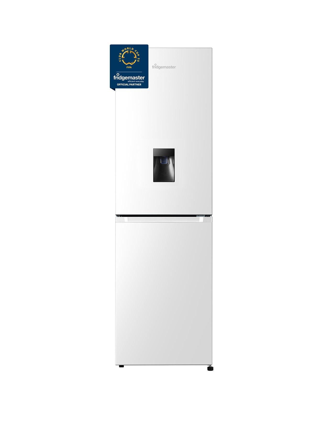 undefined Fridgemaster MC55251DE 55cm Wide, Total No Frost, Freestanding Fridge Freezer - White