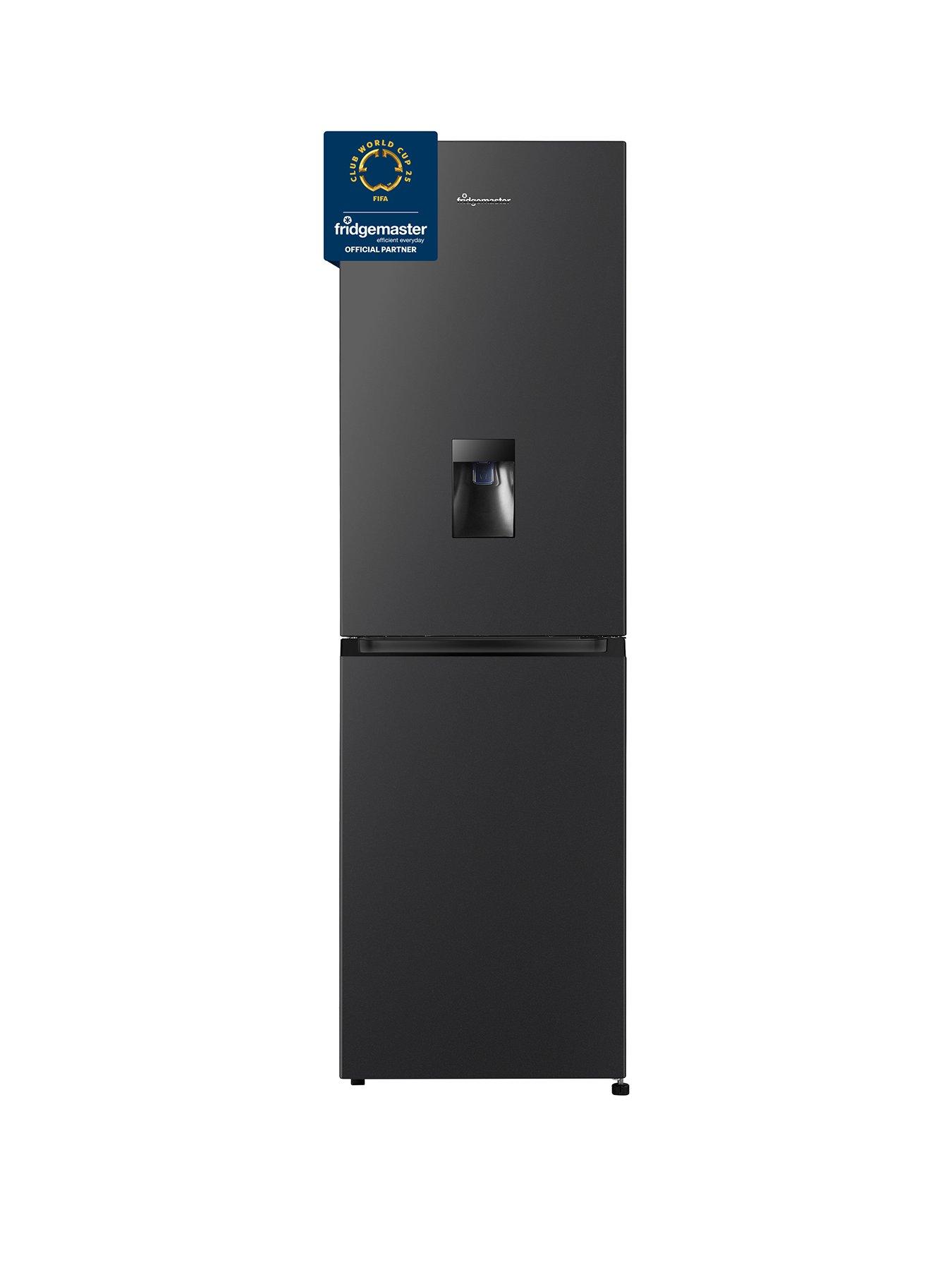 undefined Fridgemaster MC55251DEB 55cm Wide, Total No Frost, Freestanding Fridge Freezer - Black