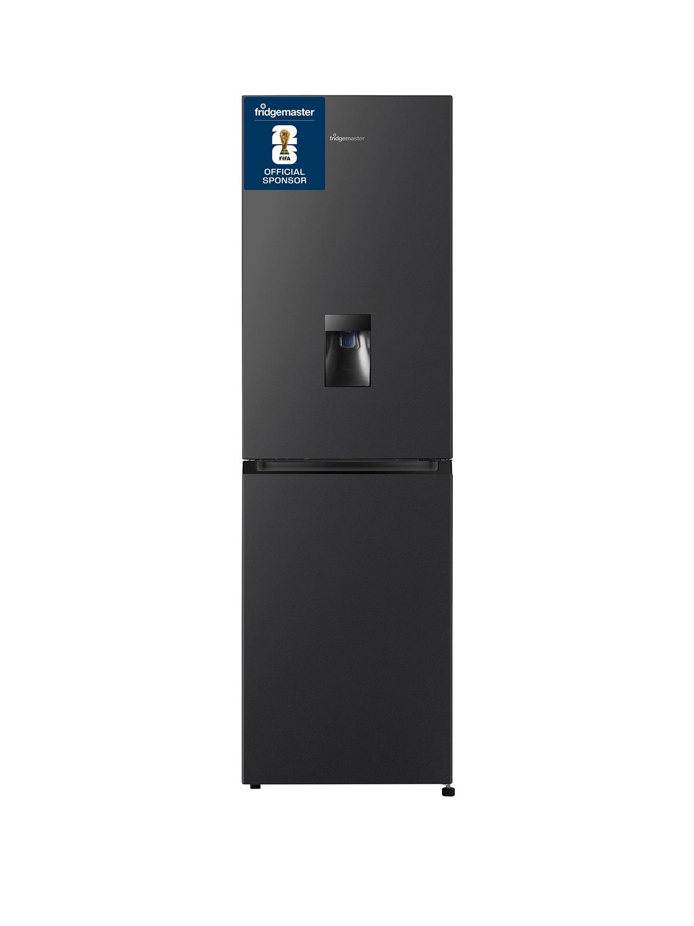 Fridgemaster Fridgemaster MC55251DEB 55cm Wide, Total No Frost, Freestanding Fridge Freezer - Black