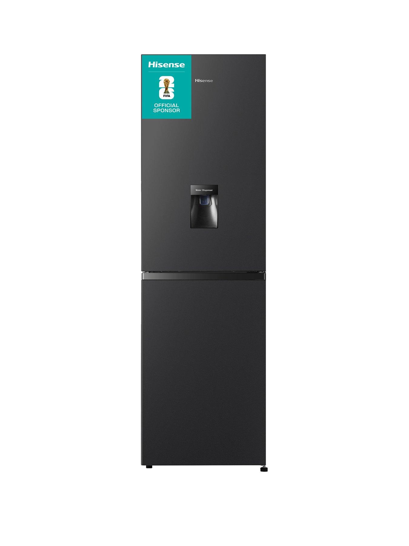 Image 1 of 7 of Hisense Hisense RB327N4WBE 55cm Wide, Total No Frost, Freestanding Fridge Freezer - Black