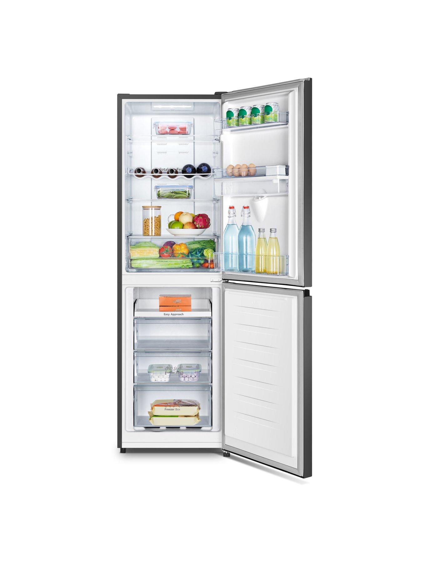 Image 2 of 7 of Hisense Hisense RB327N4WBE 55cm Wide, Total No Frost, Freestanding Fridge Freezer - Black