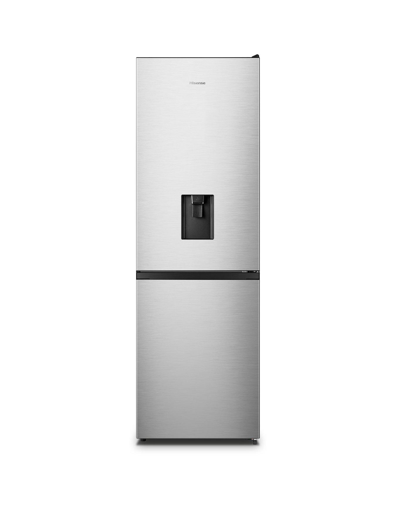 hisense-hisense-rb390n4wce-60cm-wide-total-no-frost-freestanding-fridge-freezer-stainless-steel