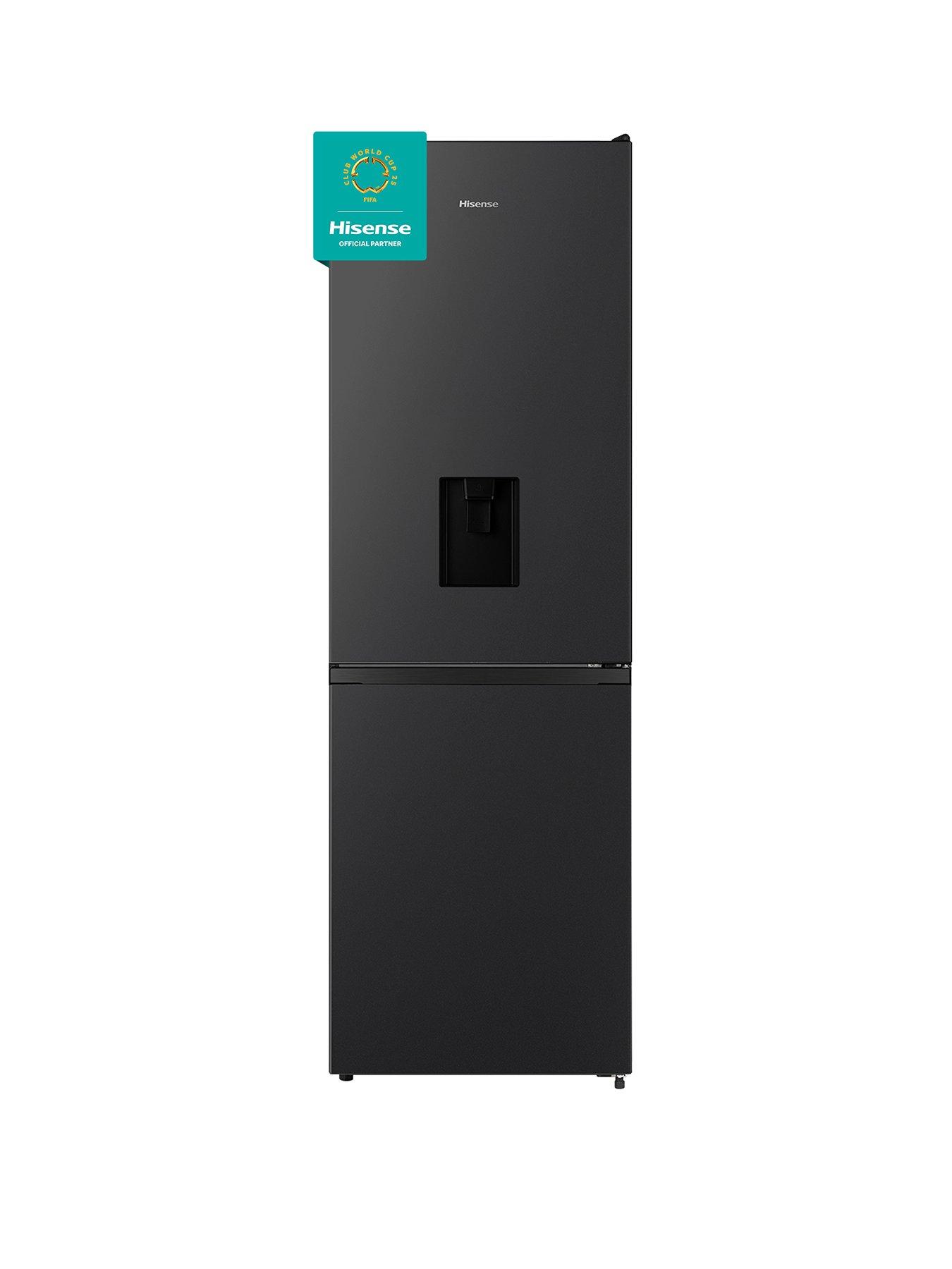 undefined Hisense RB390N4WBE 60cm Wide, Total No Frost, Freestanding Fridge Freezer - Black