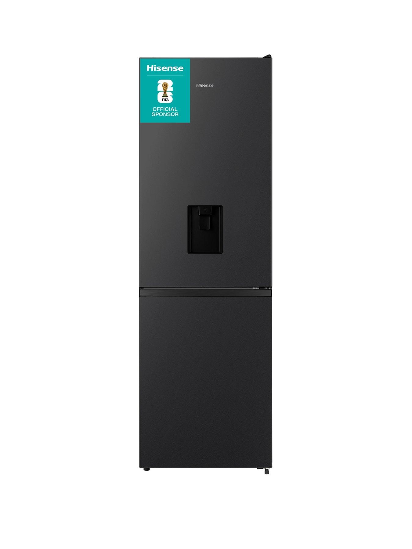 Hisense Hisense RB390N4WBE 60cm Wide, Total No Frost, Freestanding Fridge Freezer - Black