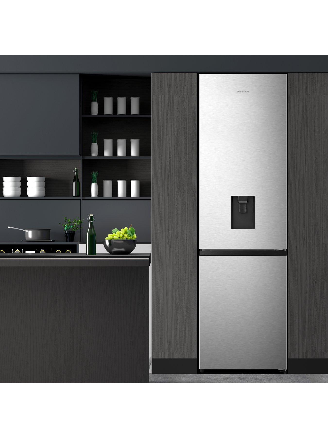 Image 3 of 7 of Hisense Hisense RB435N4WCE 60cm Wide, Total No Frost, Freestanding Fridge Freezer - Stainless Steel