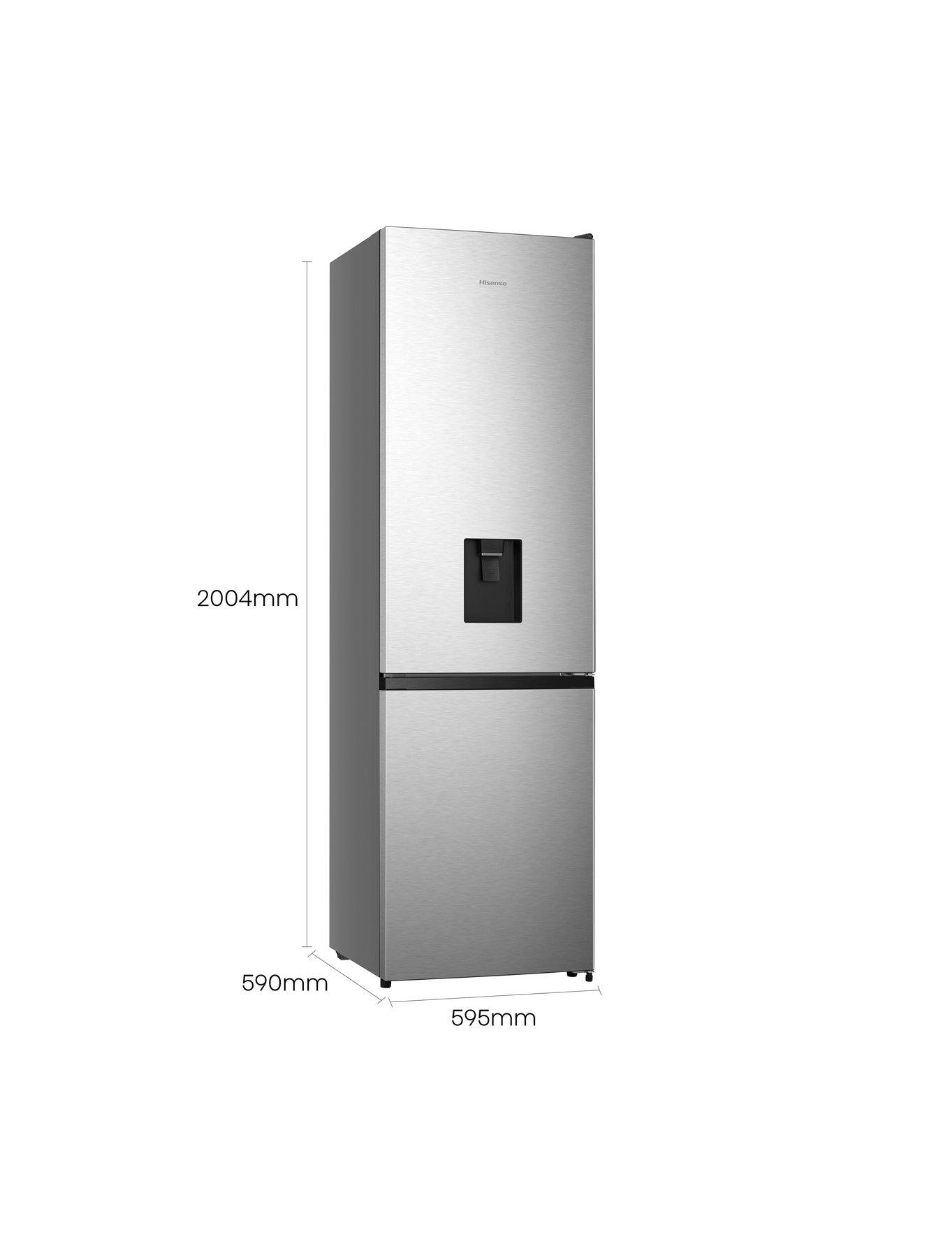 Image 6 of 7 of Hisense Hisense RB435N4WCE 60cm Wide, Total No Frost, Freestanding Fridge Freezer - Stainless Steel