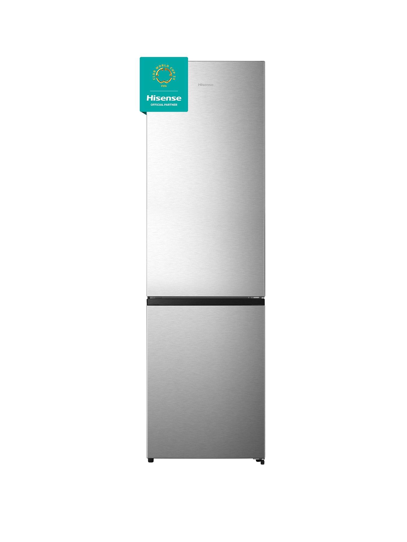 undefined RB440N4ACA 60cm Wide, Total No Frost, A rating, Freestanding Fridge Freezer - Stainless Steel