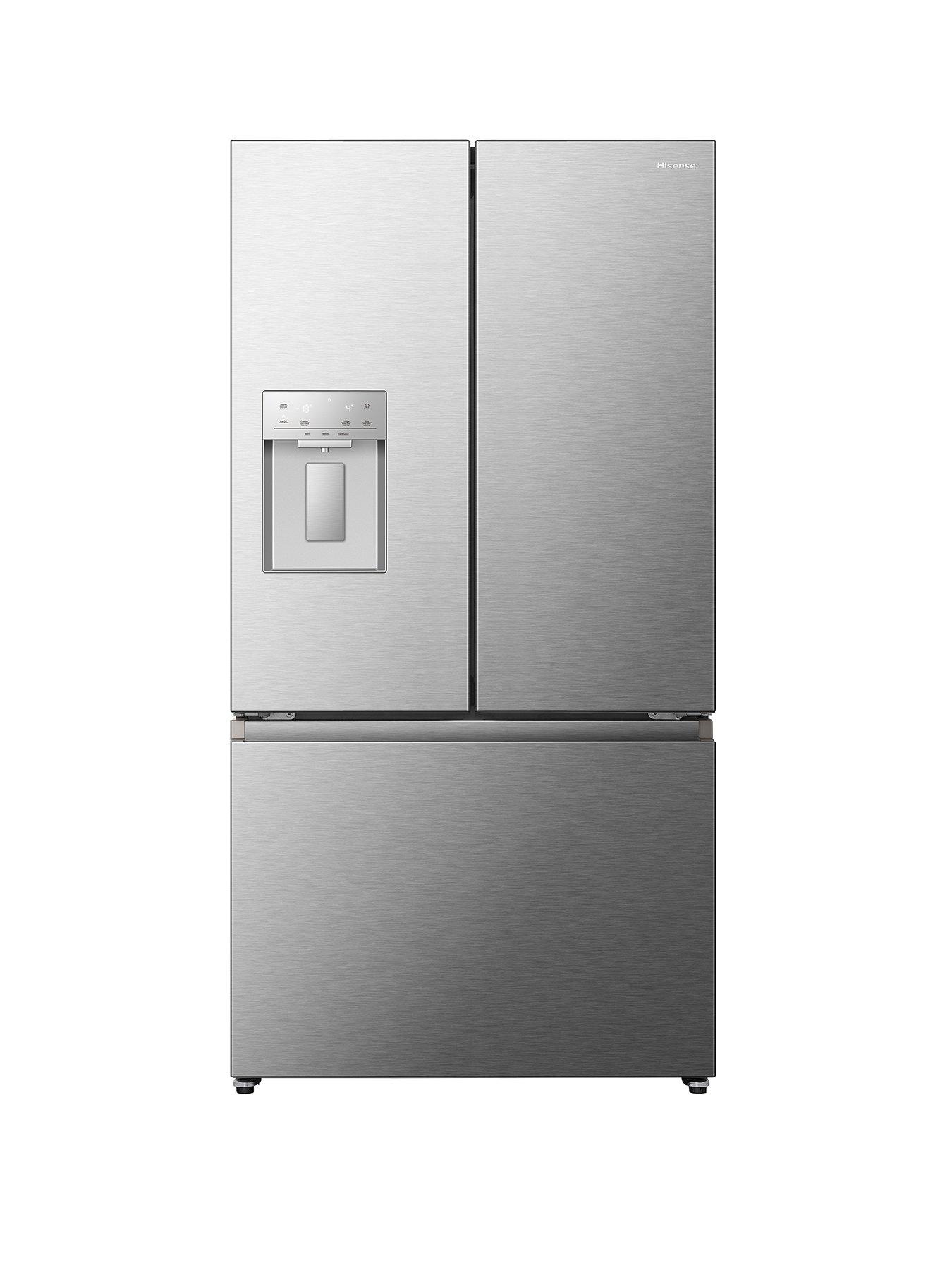 Image 1 of 7 of Hisense RF815N4SESE Pureflat 90cm French Door, American Fridge Freezer - Stainless Steel