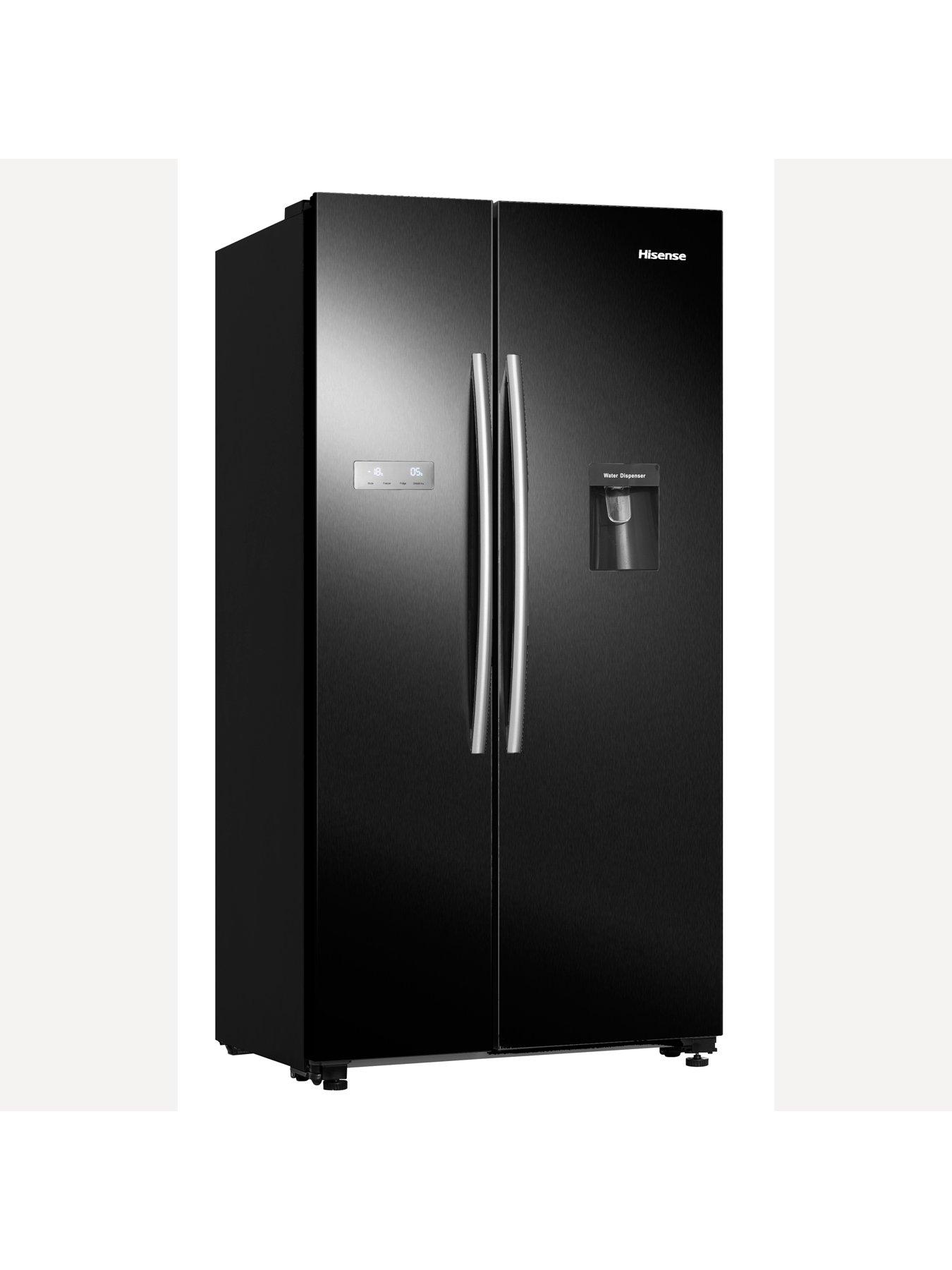 hisense-rs741n4wbe-90cm-wide-side-by-side-american-fridge-freezer-with-non-plumbed-water-dispenser-blackdetail