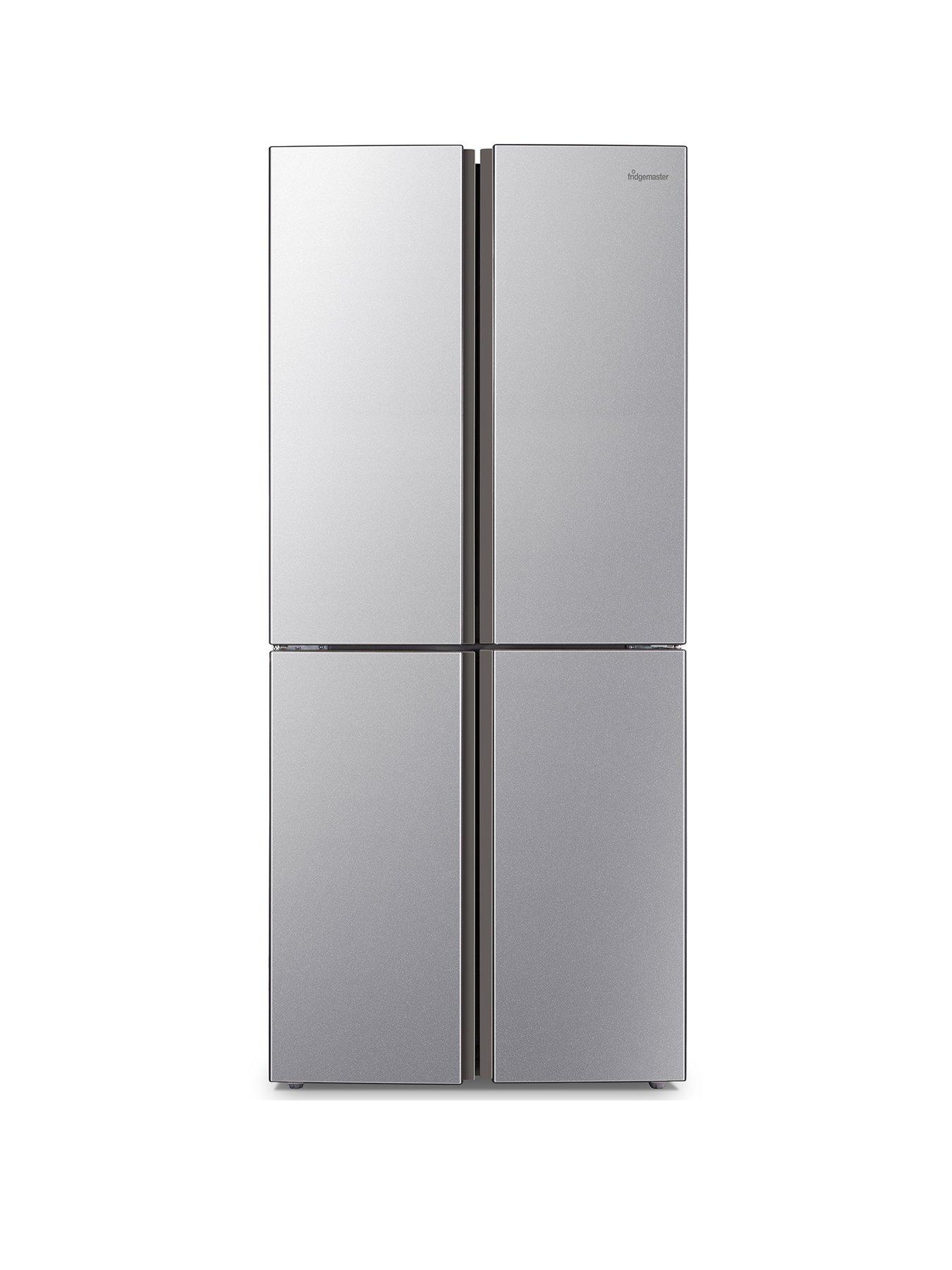 fridgemaster-mq79394es-80cm-cross-door-american-fridge-freezernbsp--silver