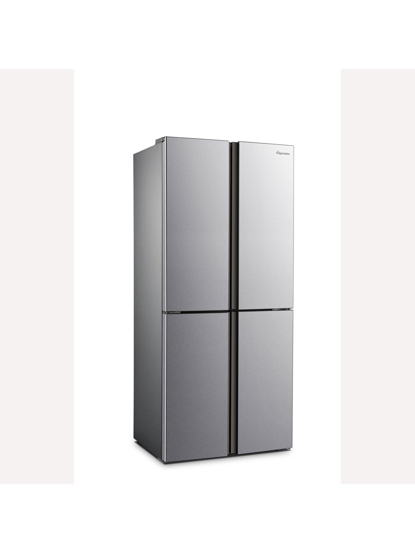 fridgemaster-mq79394es-80cm-cross-door-american-fridge-freezernbsp--silverback