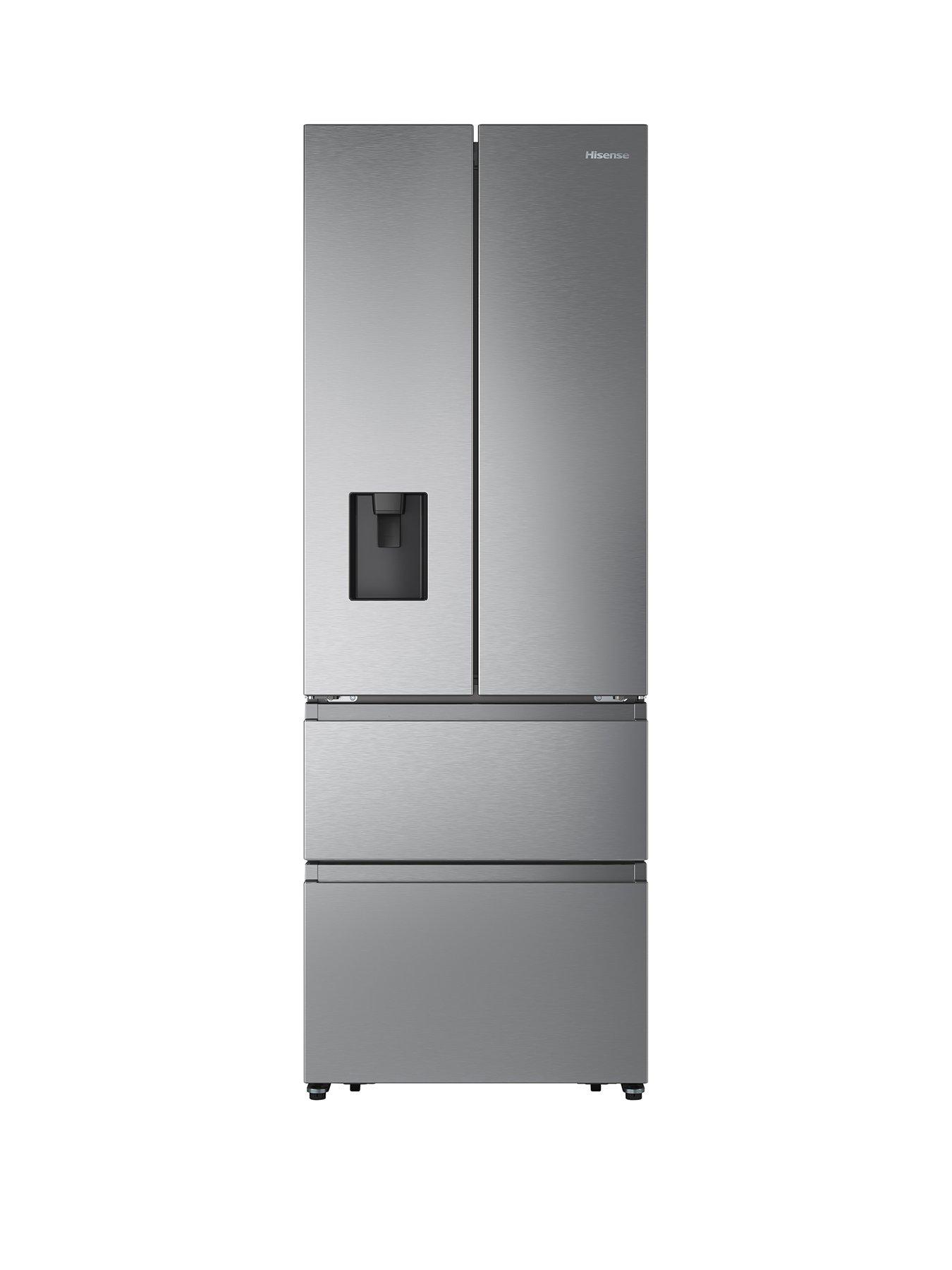 Image 1 of 7 of Hisense RF632N4WIE 70cm Wide French Door, American Fridge Freezer - Stainless Steel