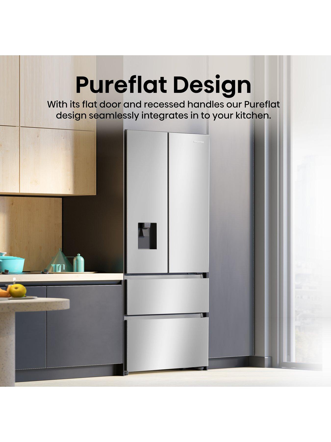 Image 4 of 7 of Hisense RF632N4WIE 70cm Wide French Door, American Fridge Freezer - Stainless Steel