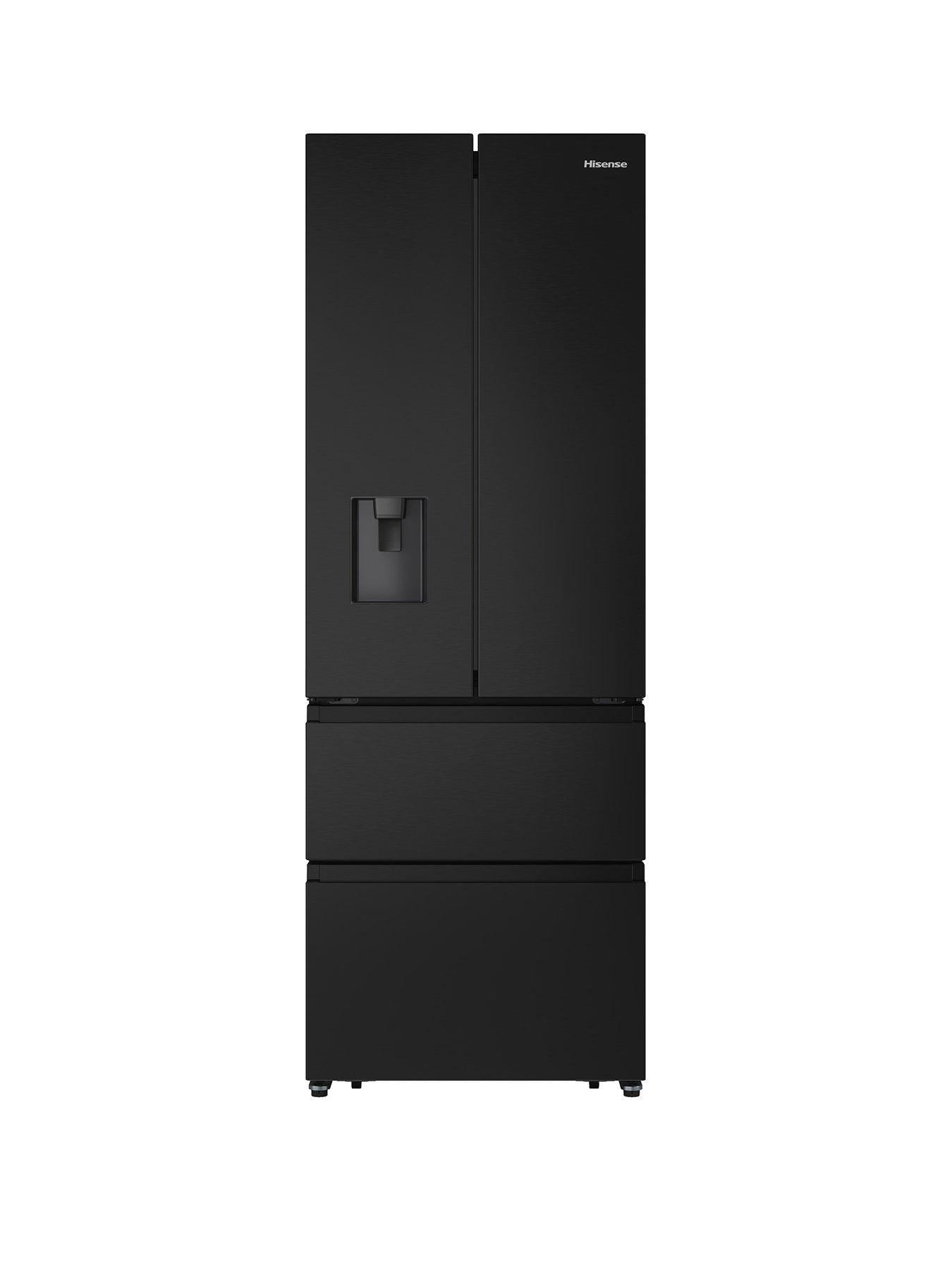 hisense-rf632n4wfe-70cm-wide-french-door-american-fridge-freezer-black-stainless-steel