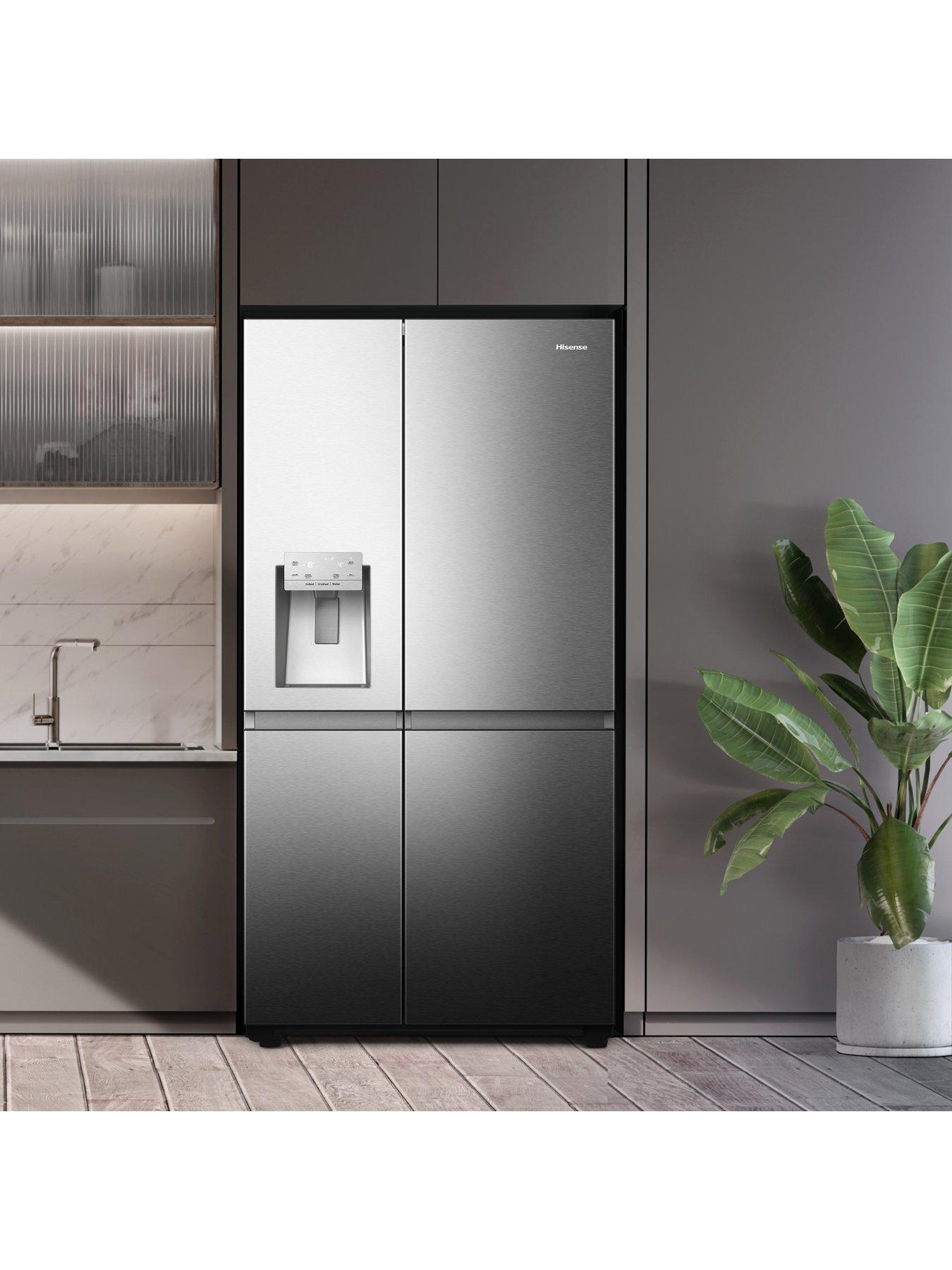 Image 3 of 8 of Hisense RS818N4TIE Pureflat Infinite series, 90cm Wide Side by Side, American Fridge Freezer - Stainless Steel