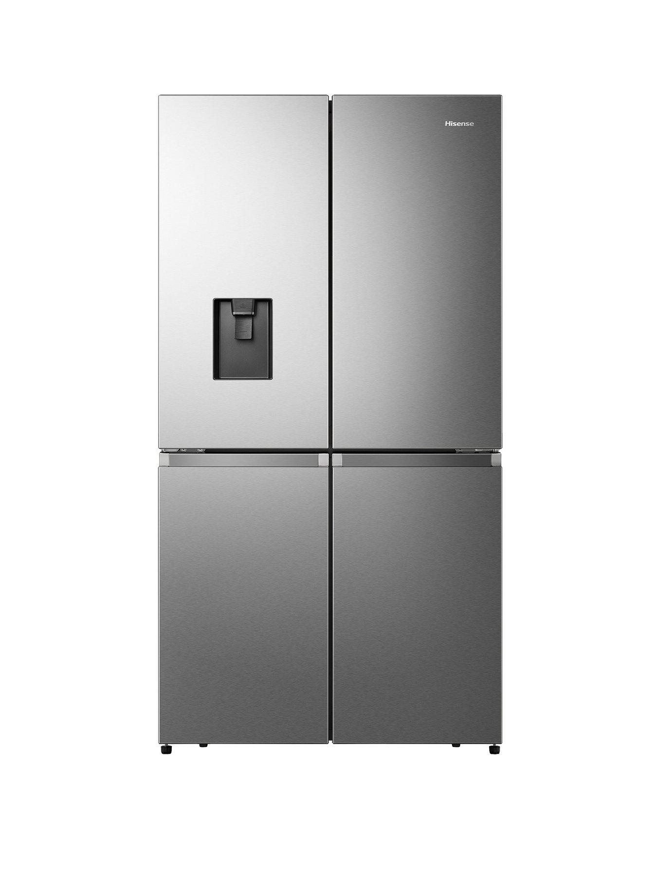 hisense-rq758n4swse-pureflat-90cm-cross-door-american-fridge-freezer-stainless-steel