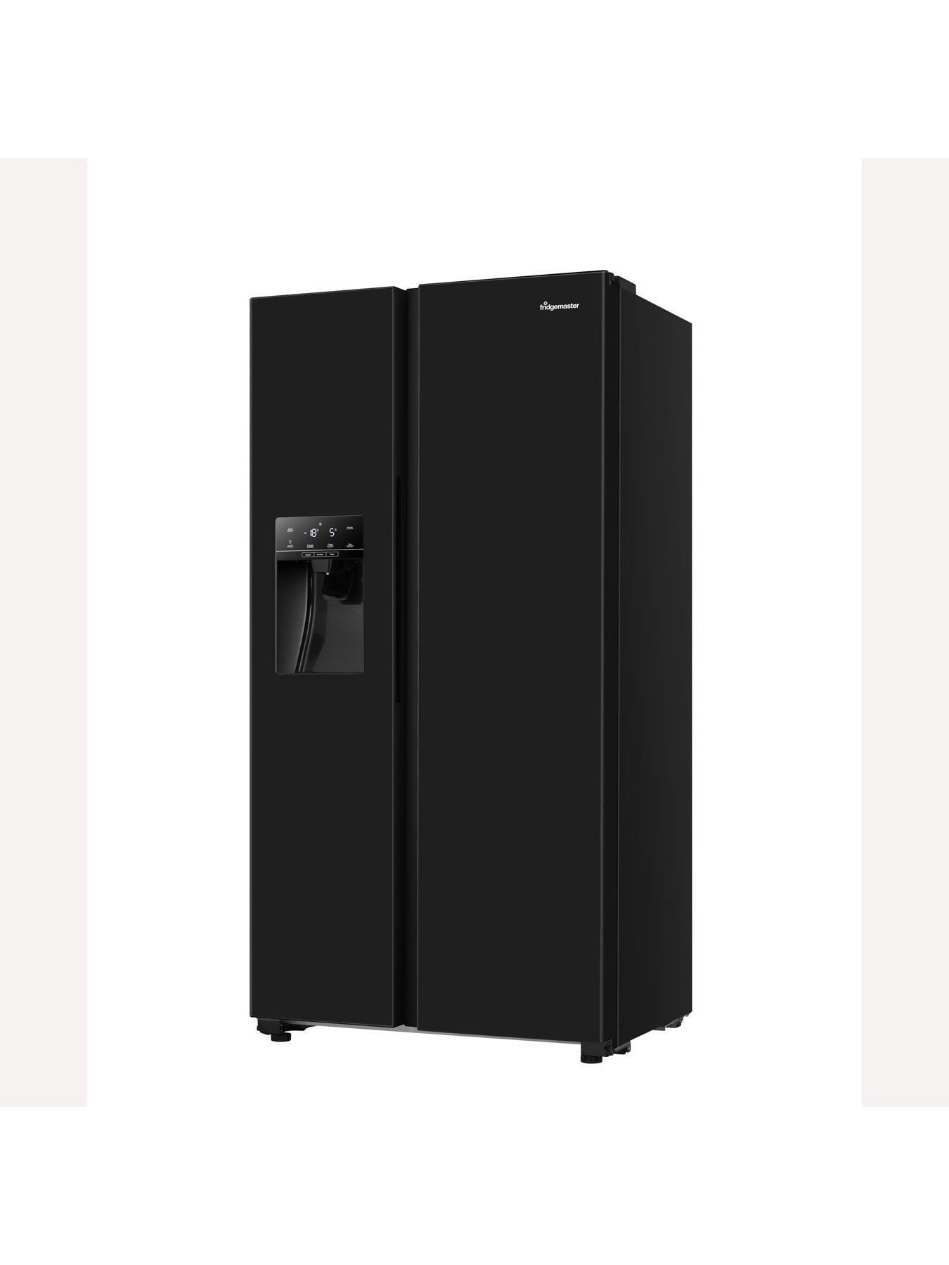 Image 3 of 7 of Fridgemaster MS91500IEB 90cm Wide Side by Side, Water and Ice, American Fridge Freezer -&nbsp;Black