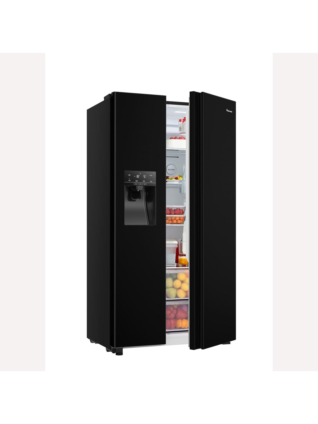 Image 5 of 7 of Fridgemaster MS91500IEB 90cm Wide Side by Side, Water and Ice, American Fridge Freezer -&nbsp;Black