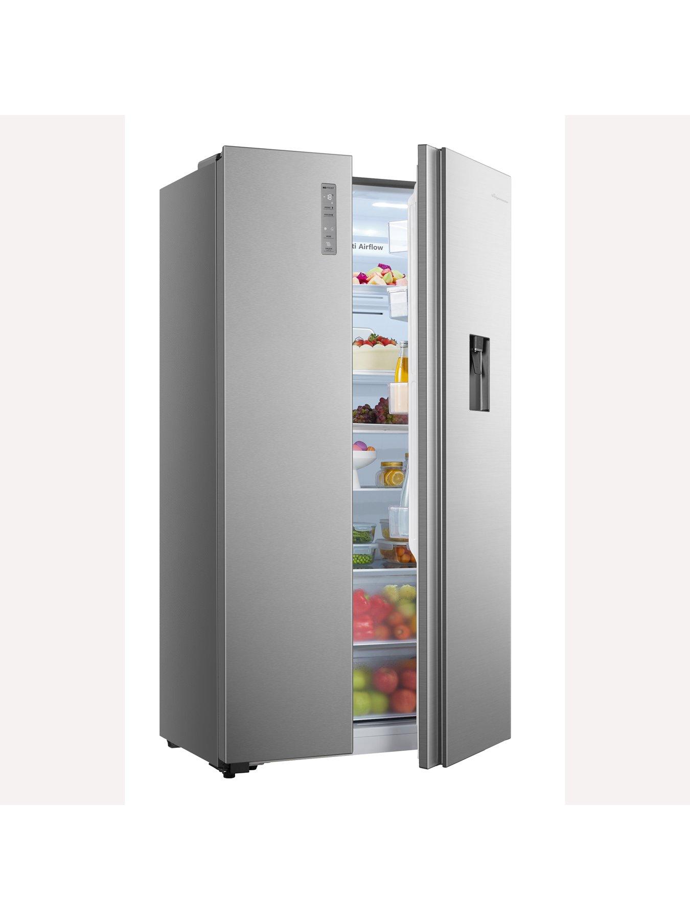 fridgemaster-fridgemaster-ms91520des-90cm-wide-side-by-side-american-fridge-freezer-silveroutfit