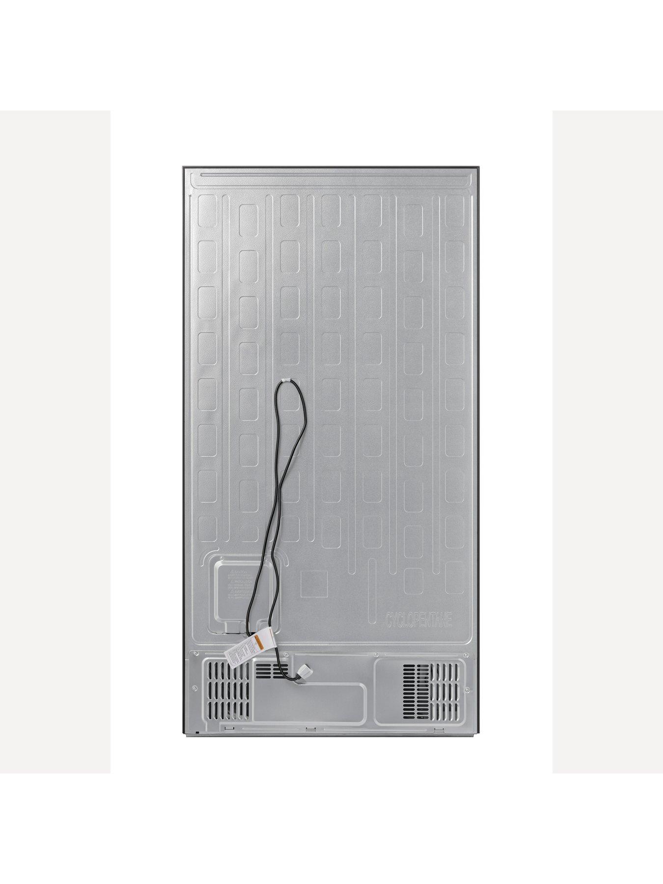 Image 6 of 7 of Fridgemaster Fridgemaster MS91520DES 90cm Wide Side by Side, American Fridge Freezer - Silver