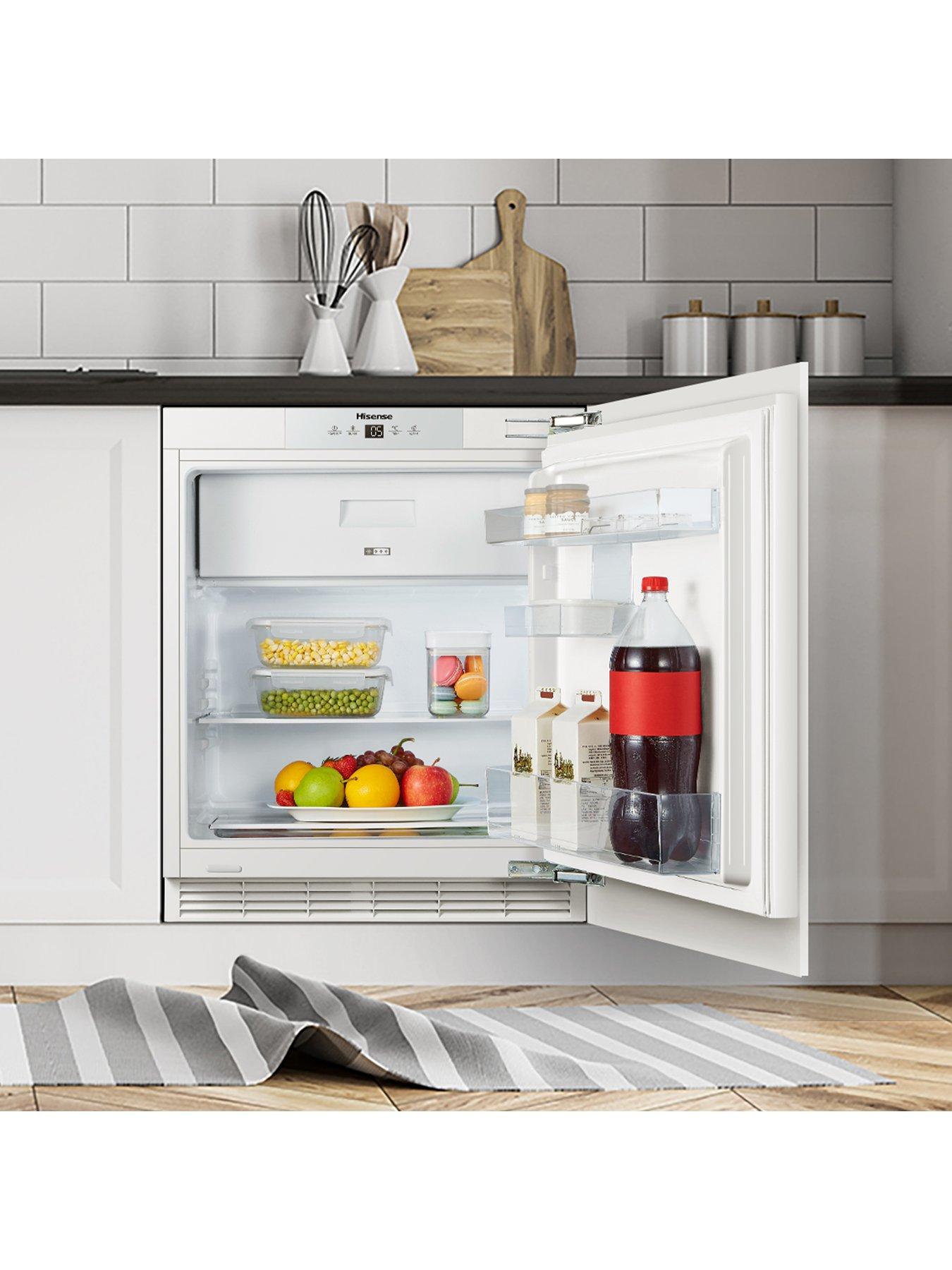 Image 3 of 7 of Hisense RUR156D4AWE Integrated Undercounter Fridge with Icebox&nbsp; - White