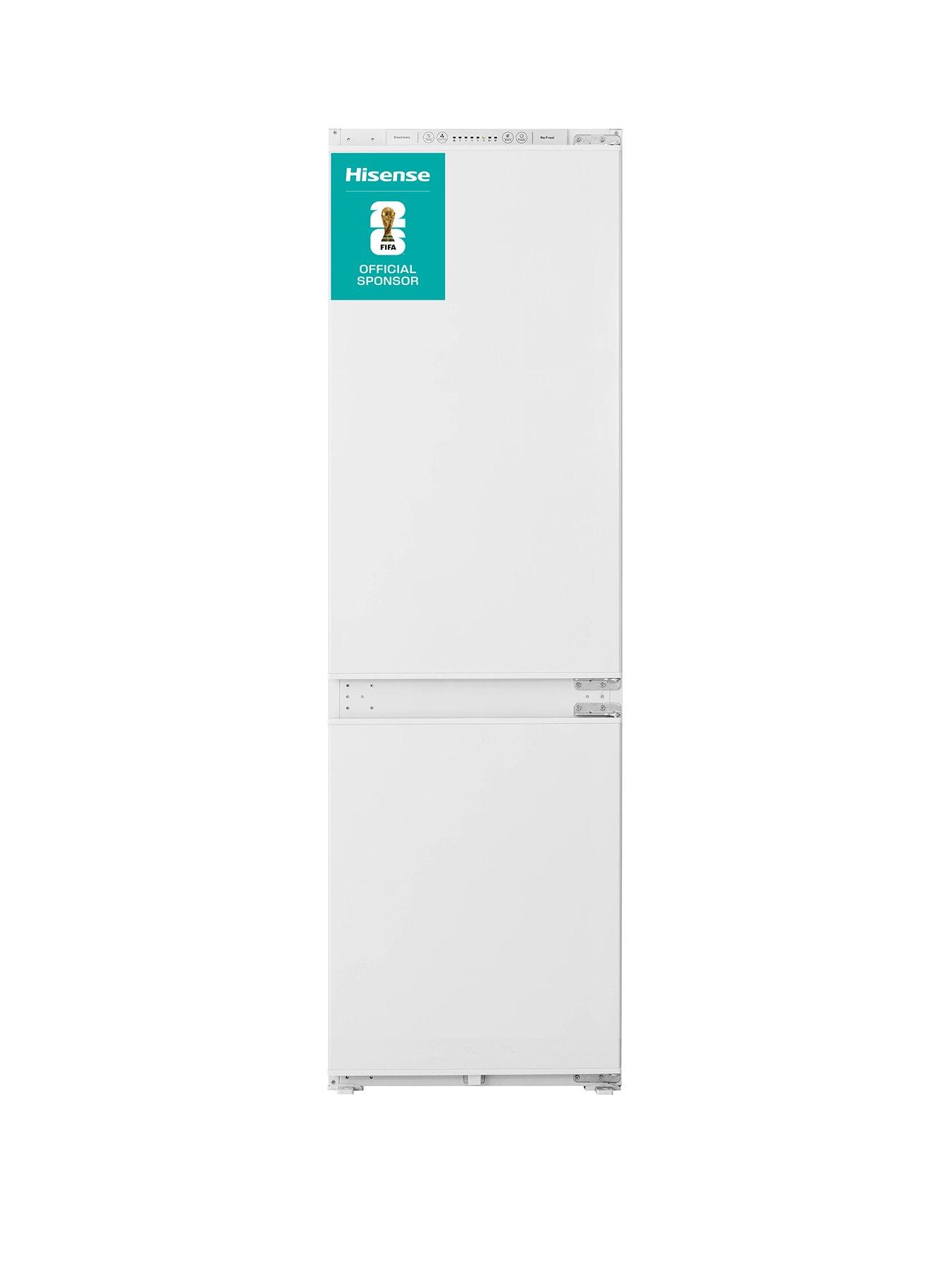 Image 1 of 7 of Hisense RIB312F4AWE 55cm Wide 60/40 Frost -Free&nbsp;Integrated Fridge Freezer - White