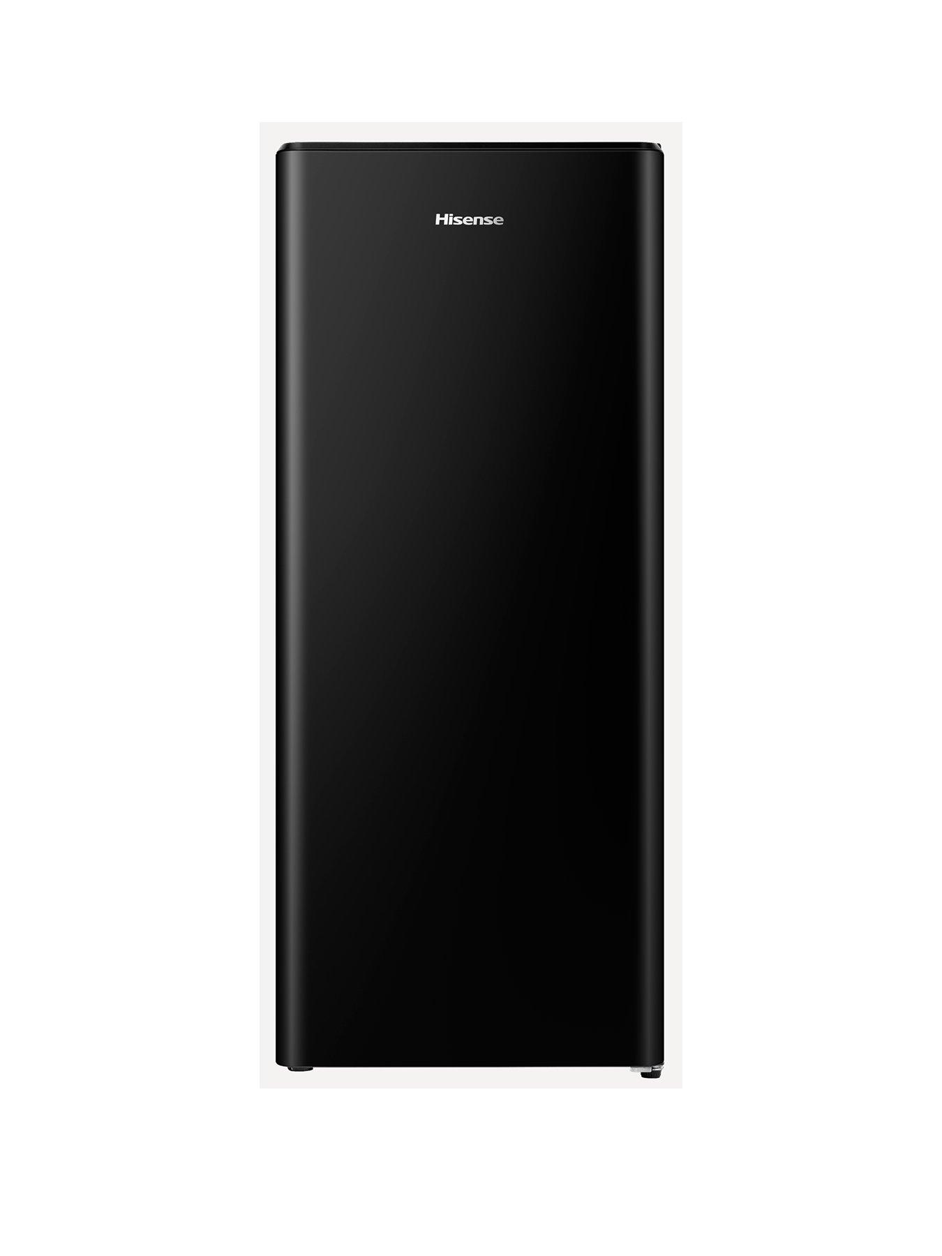 undefined Hisense RR220D4BBE 52cm Wide Freestanding Retro Fridge with Icebox - Black