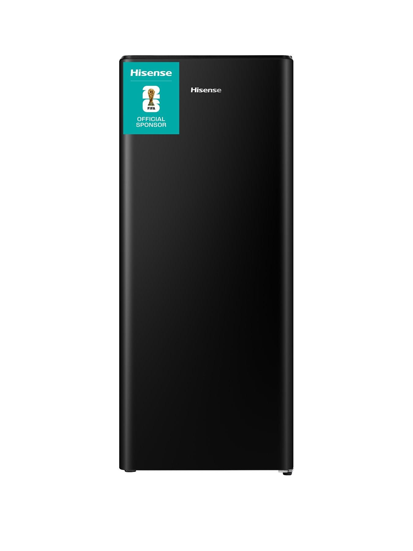 Image 1 of 7 of Hisense Hisense RR220D4BBE 52cm&nbsp;Wide&nbsp;Freestanding&nbsp;Retro&nbsp;Fridge with Icebox - Black