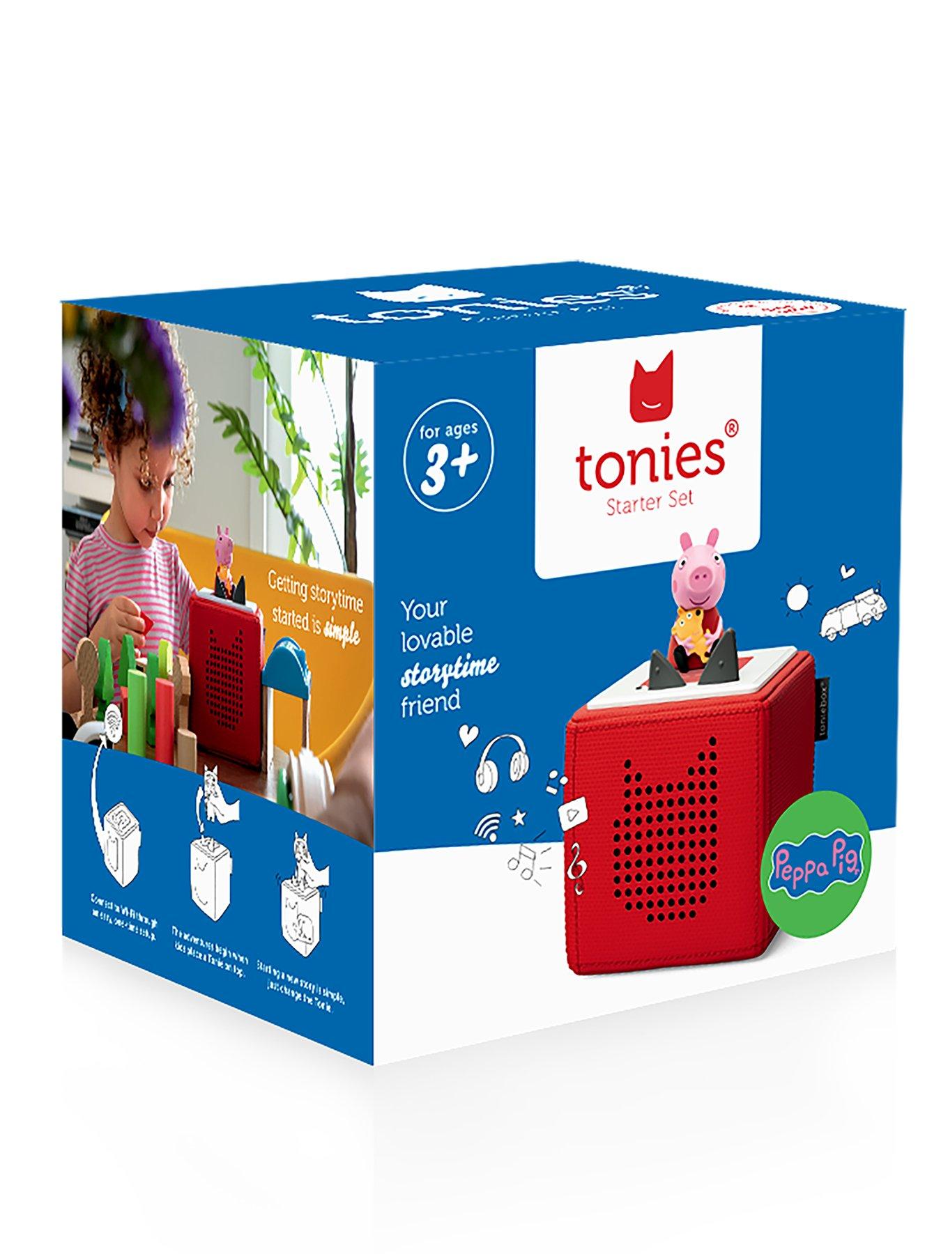 Image 1 of 4 of Tonies Starter Set - Red featuring Peppa Pig